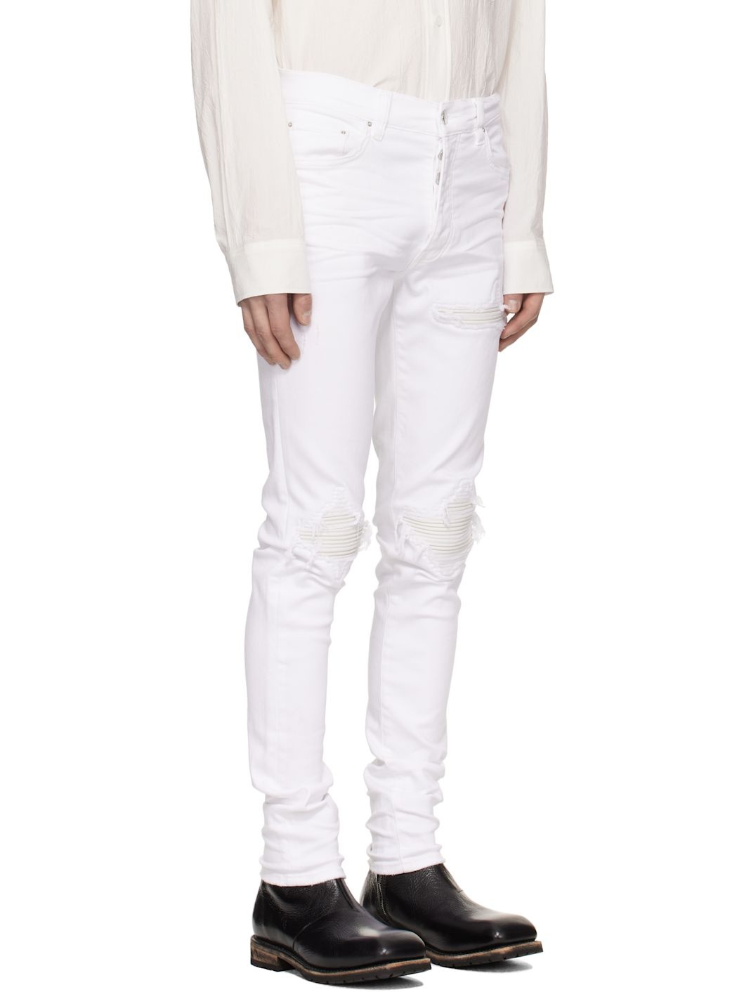 White MX1 Jeans - 2
