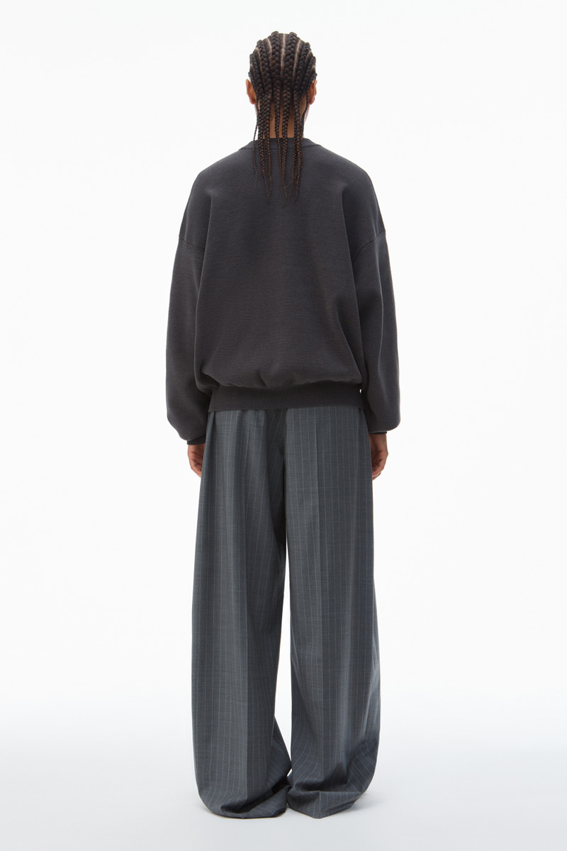 Logo-Embossed Sweater in Rib-Knit 4