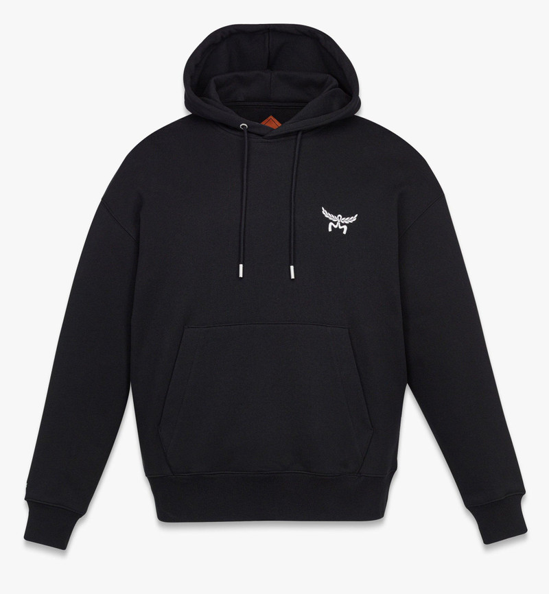 Floral 로고 Hoodie 유기농 코튼 - 1