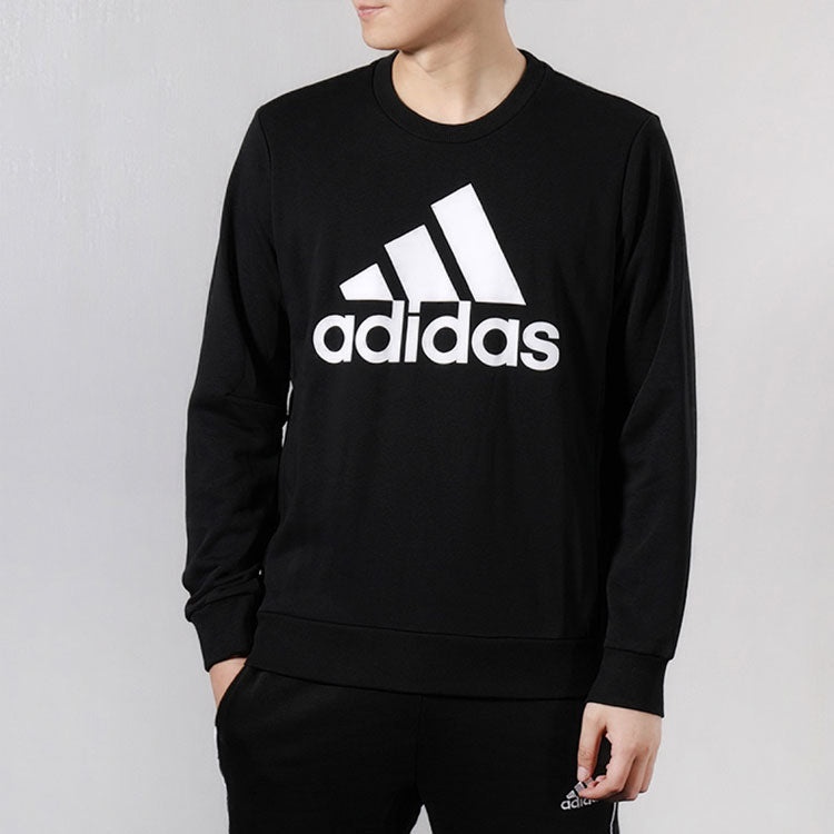 adidas MH BOS CREW FT Round Neck Pullover Black DT9941 - 3