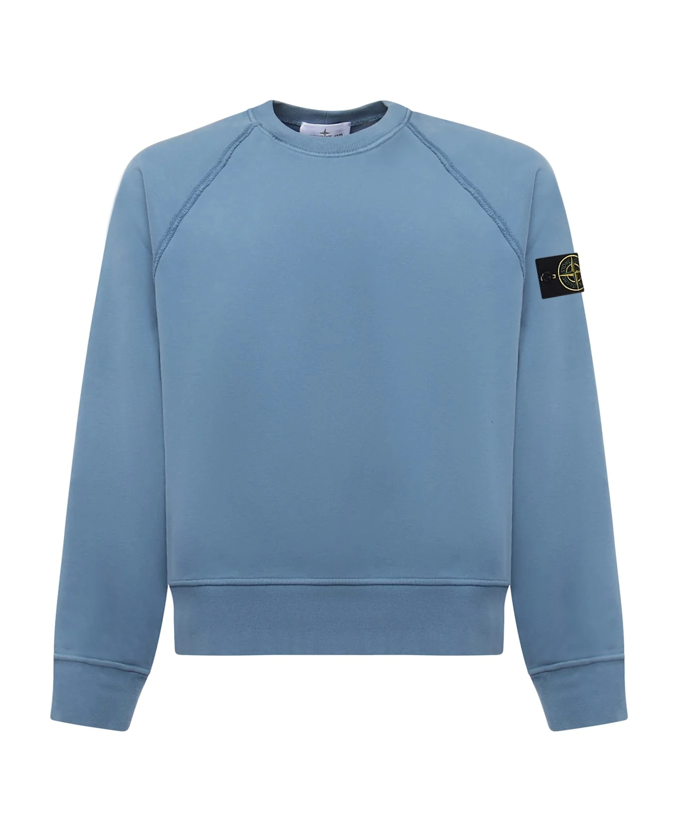 Organic Cotton Crewneck Sweatshirt With Logo - 1