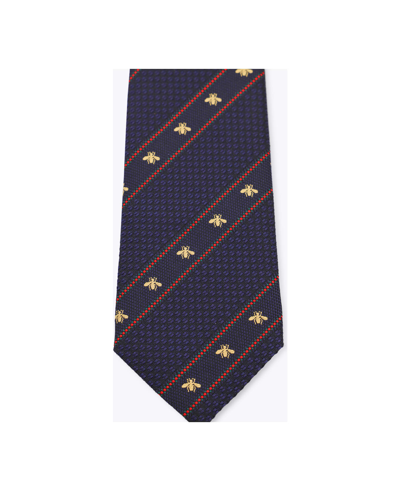 Dark Navy Silk Tie - 2