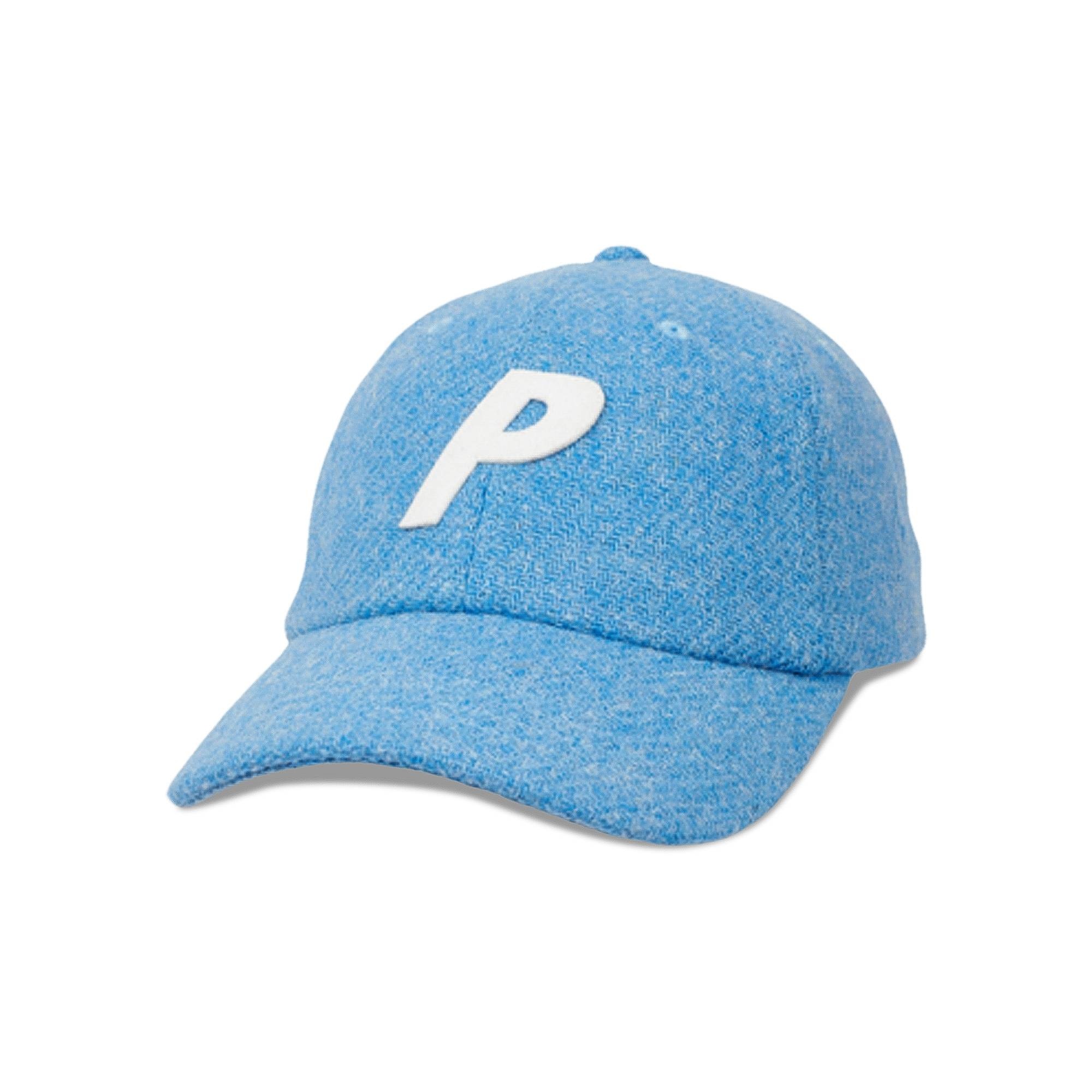 PALACE Palace Harris Tweed P 6-Panel 'Light Blue' | goat | REVERSIBLE