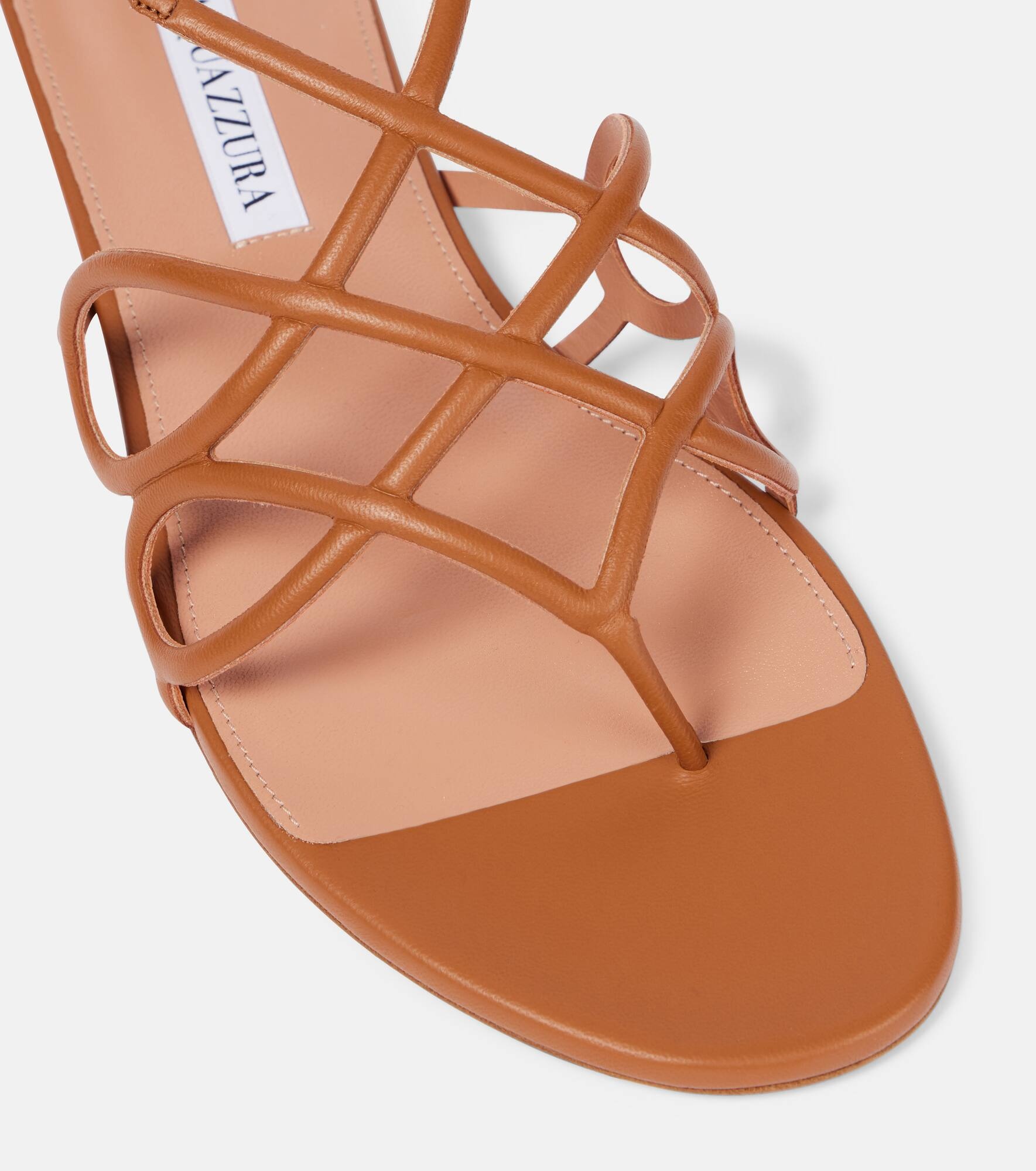 Infinito leather sandals - 5