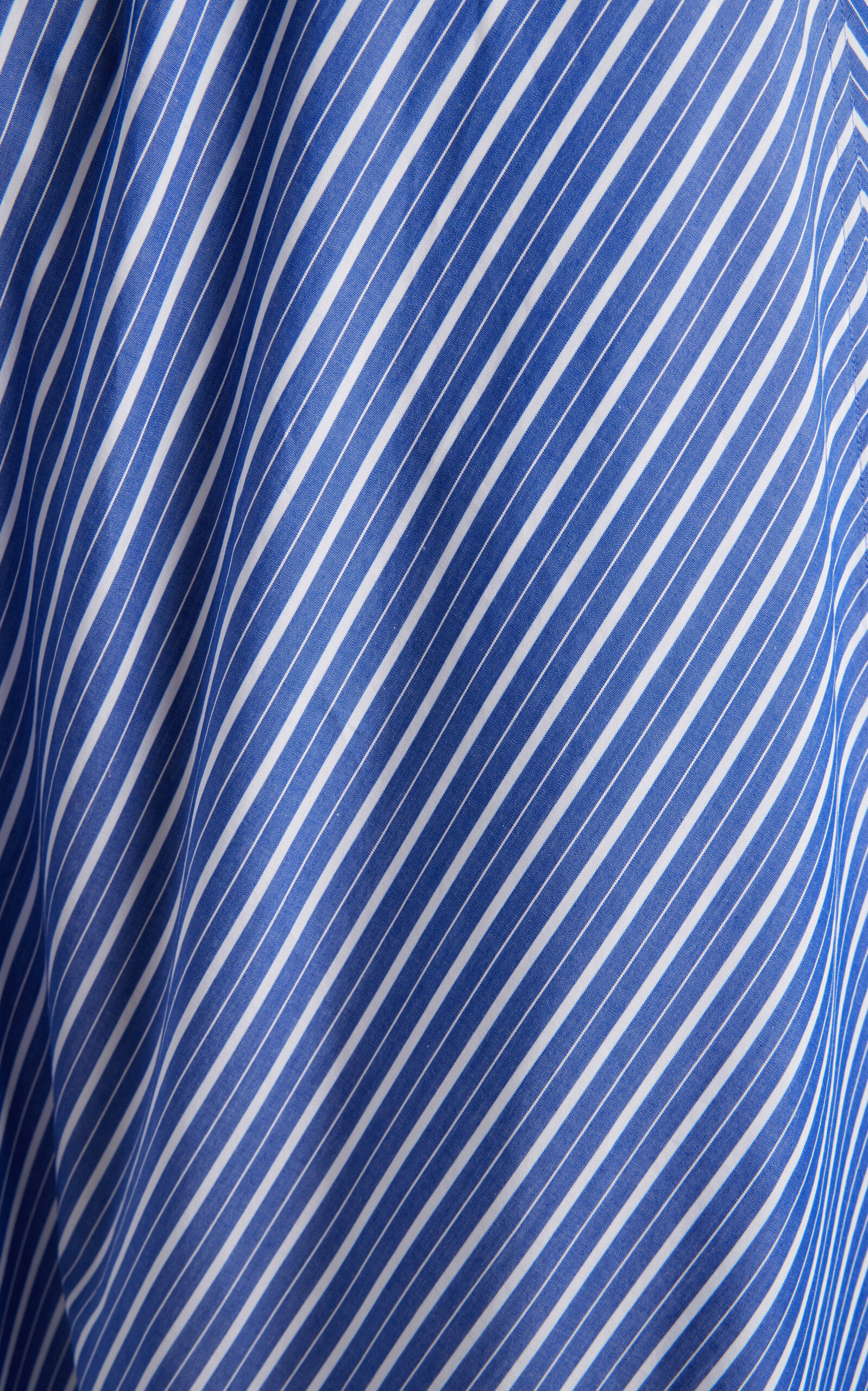 The Knox Low-Rise Pima Cotton Midi Skirt stripe - 6