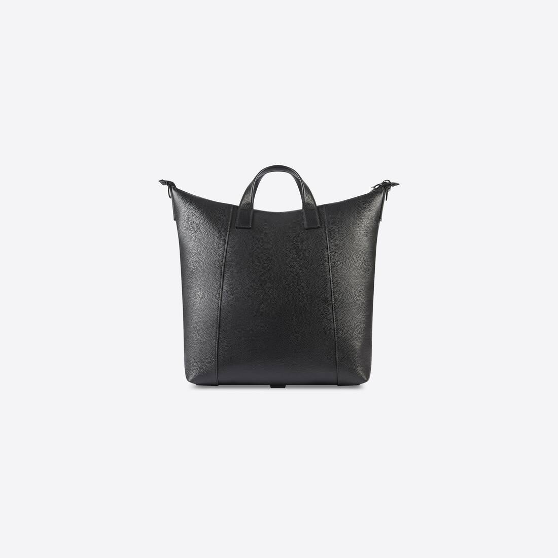 Men's Hourglass Men Medium Zip Tote in Black - 3