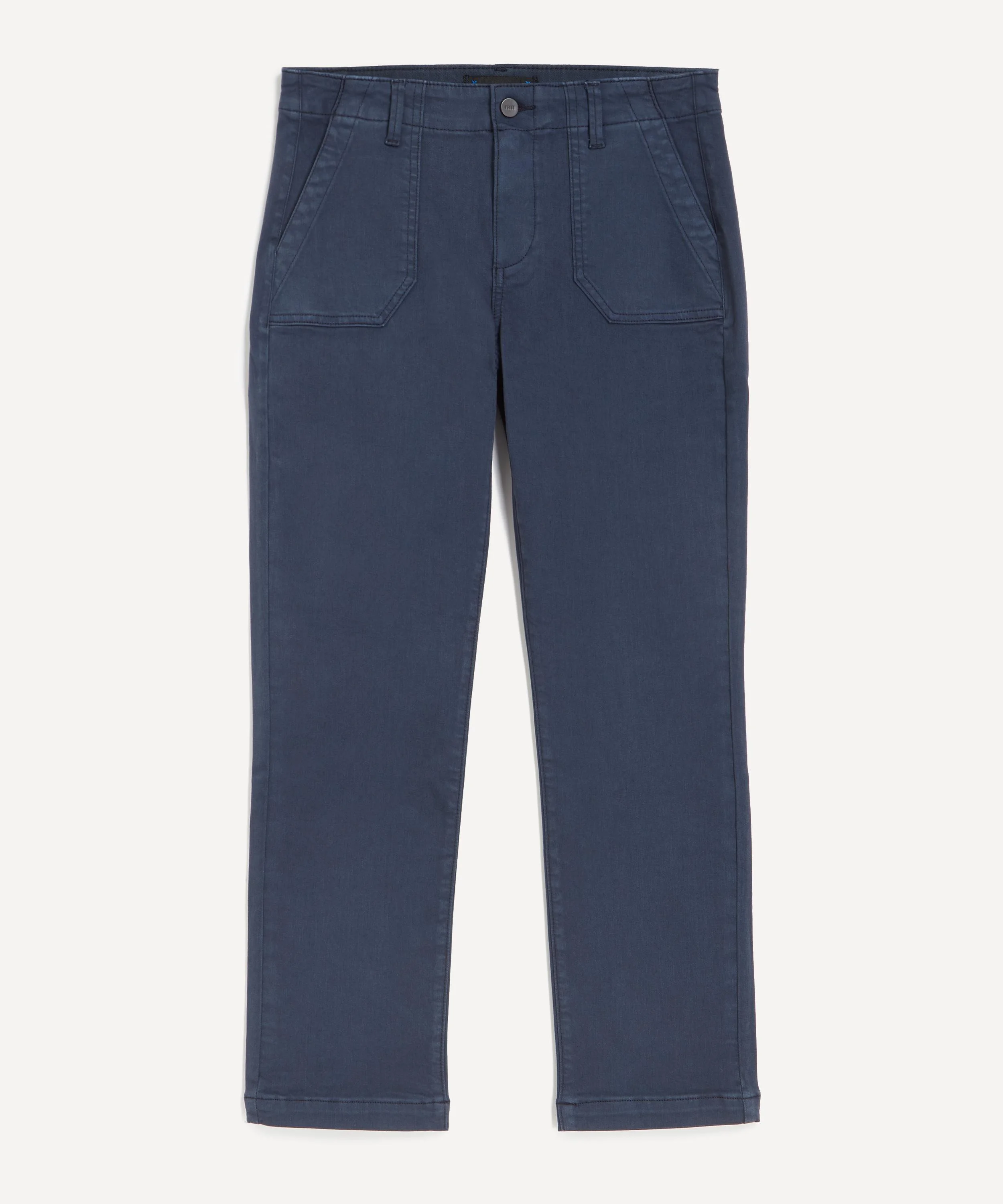 Mayslie Straight Ankle Trousers in Vintage Navy Haze - 1