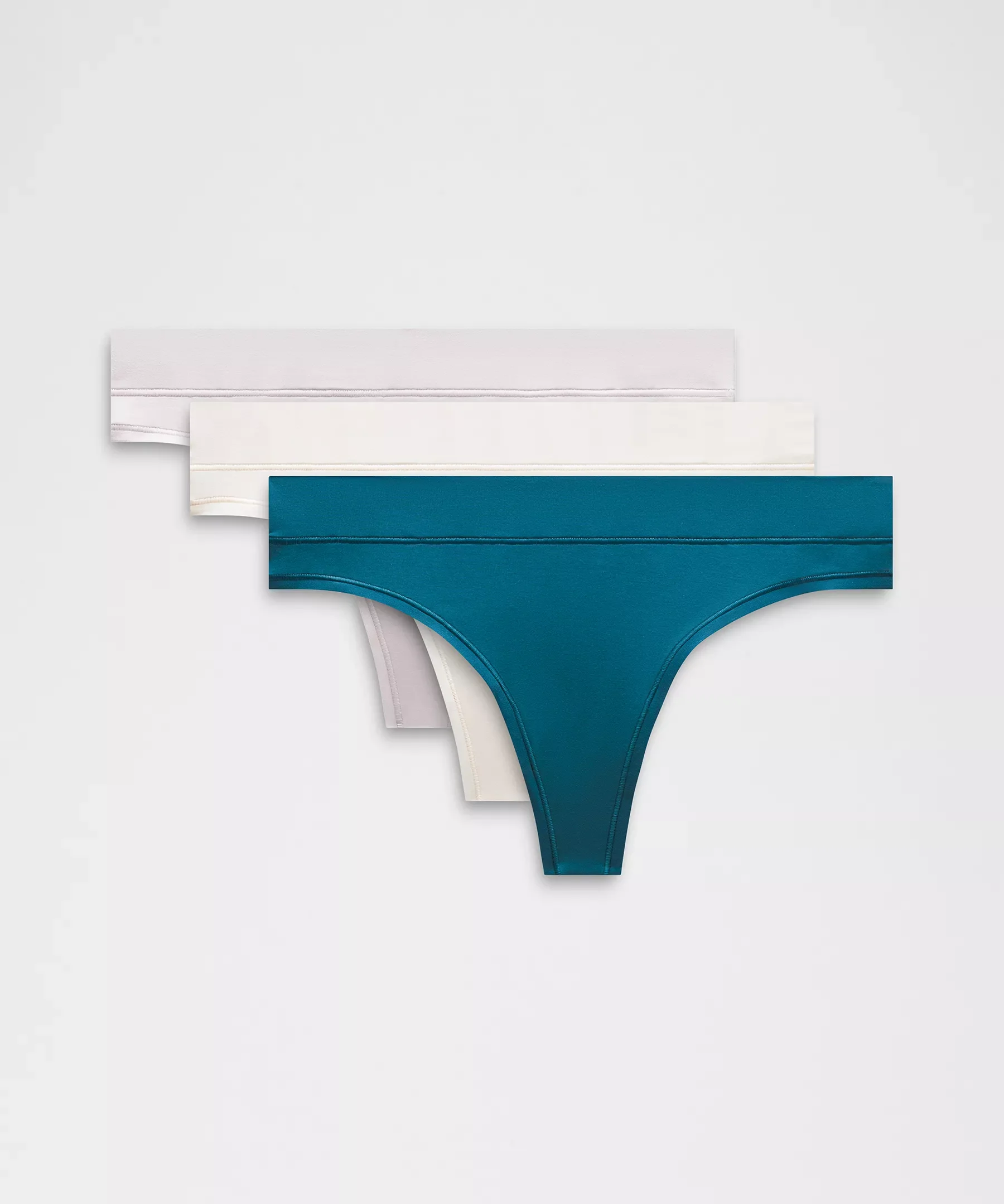 UnderEase Mid-Rise Thong Underwear *3 Pack - 1
