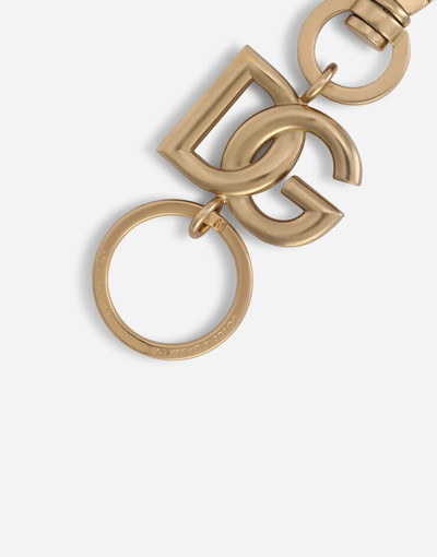 Dolce & Gabbana Metal keychain with DG logo outlook