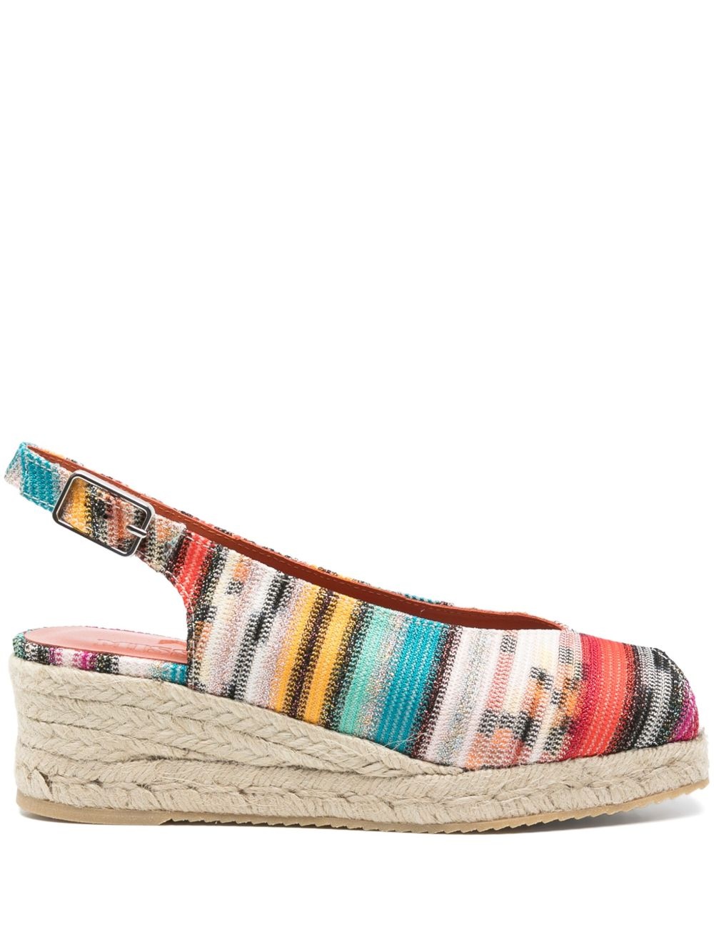45mm striped espadrilles - 1