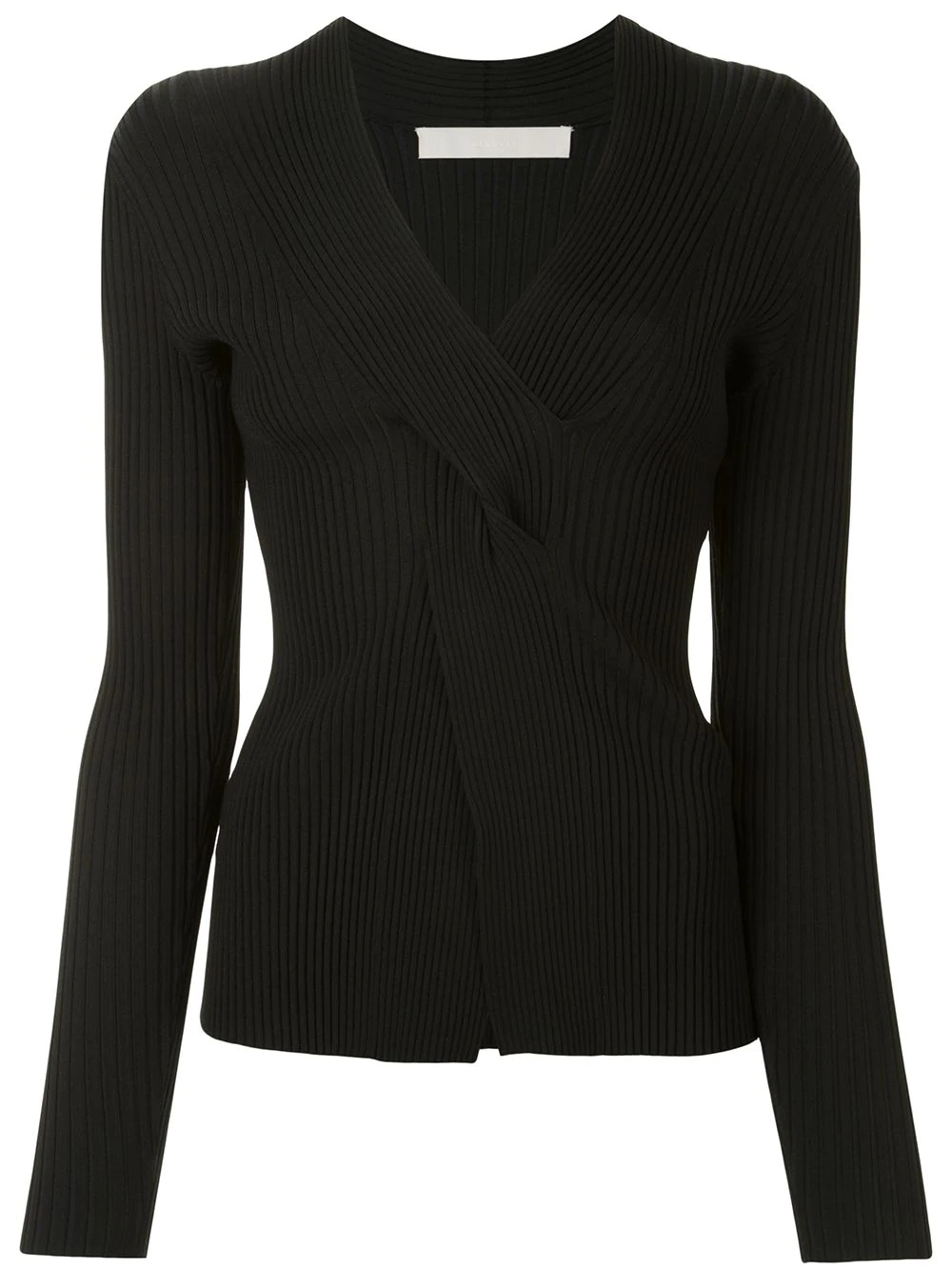 cable twist long sleeve top - 1