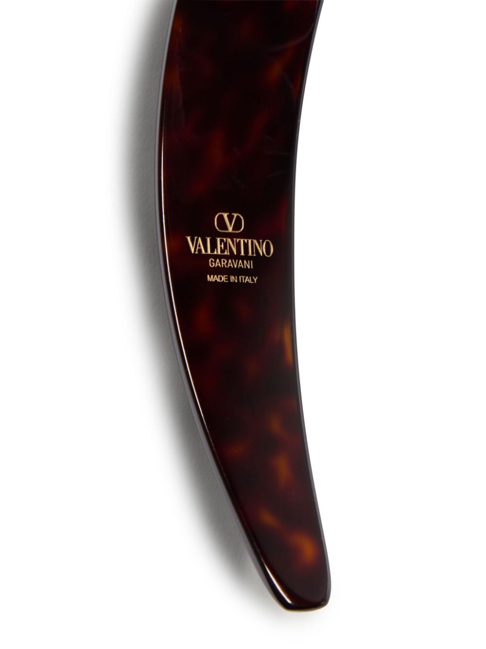 VLogo Signature tortoiseshell hair band - 2