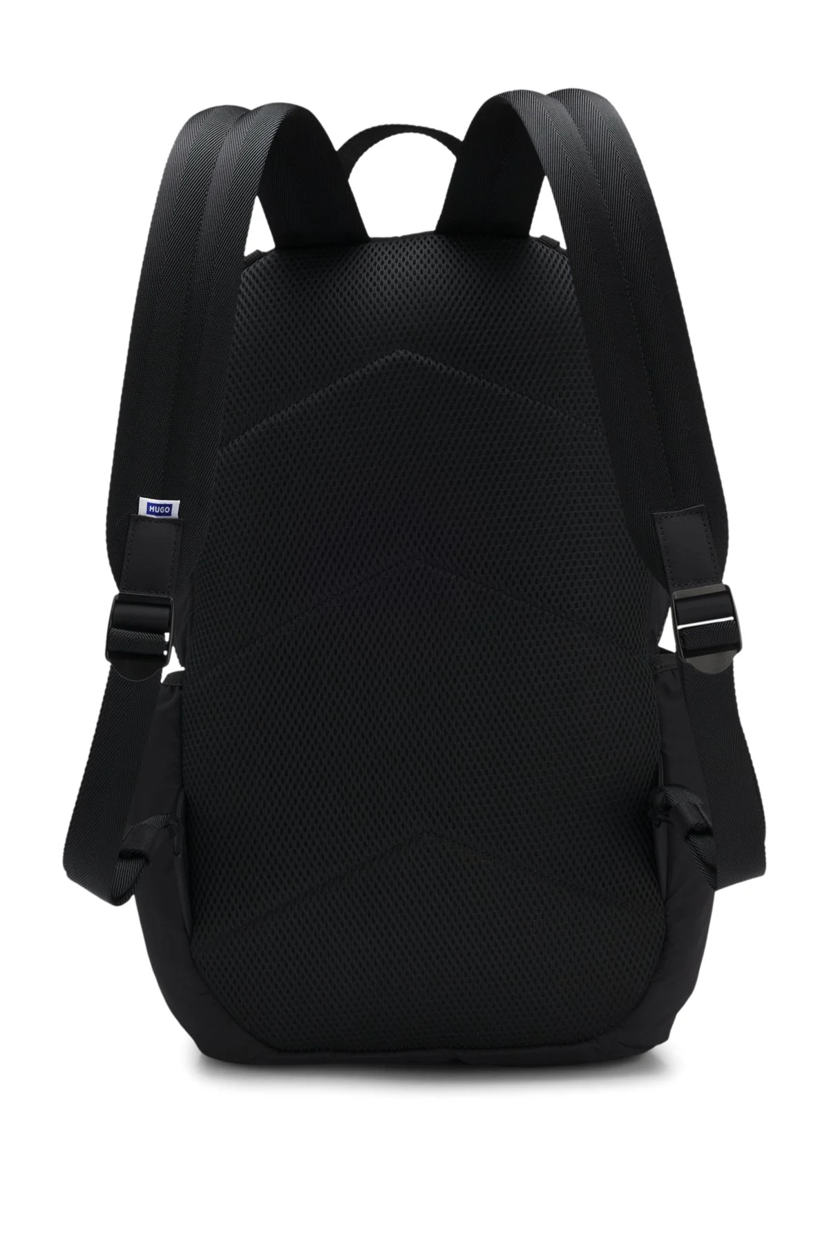 BACKPACK WITH BLUE RUBBER LOGO PATCH - 1
