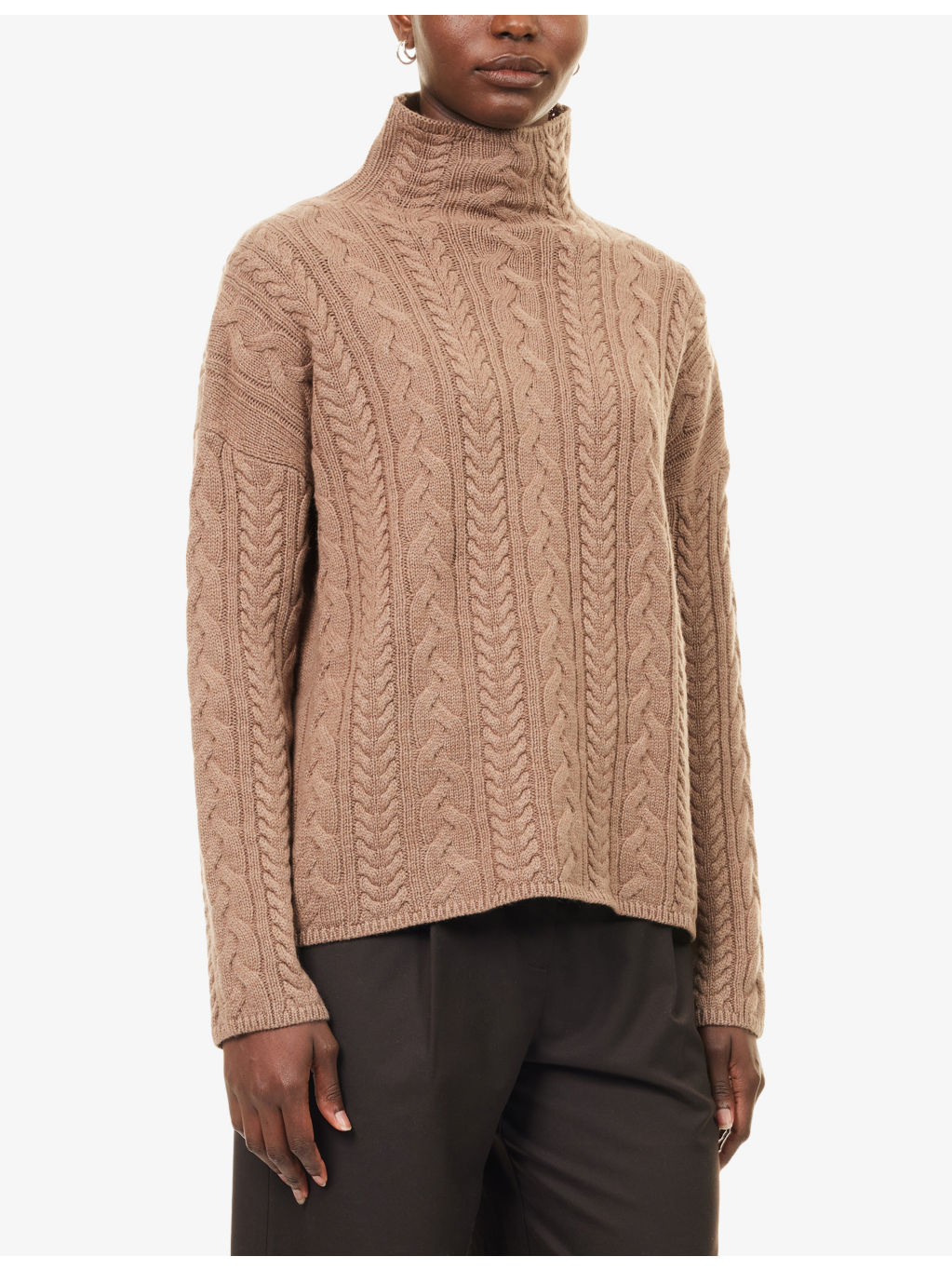 Mock-Neck Genova Wool-And-Cashmere Knit Jumper - 3