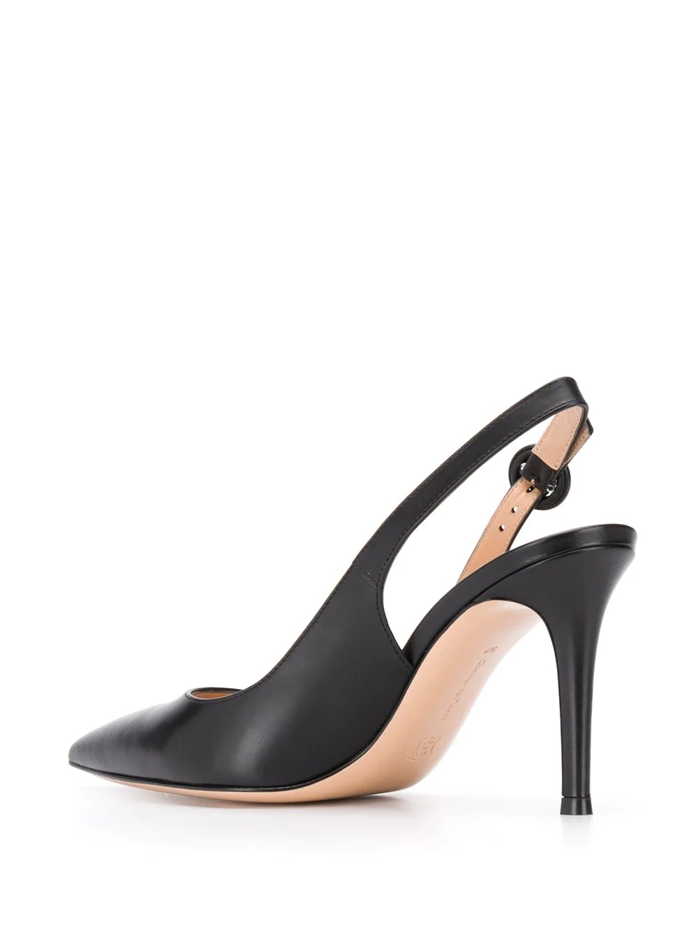 slingback pointed toe pumps - 3