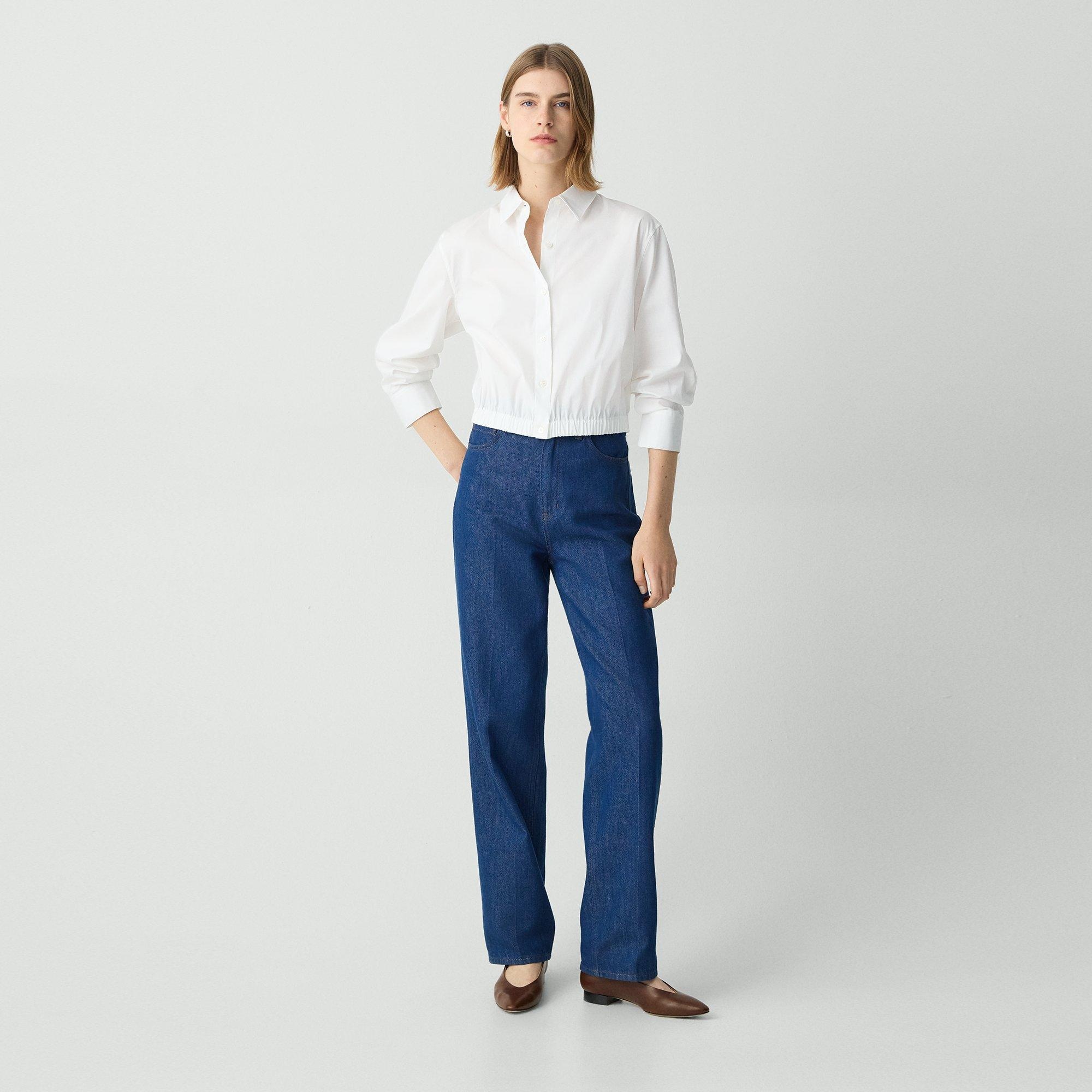 Cropped Shirt in Good Cotton - 6