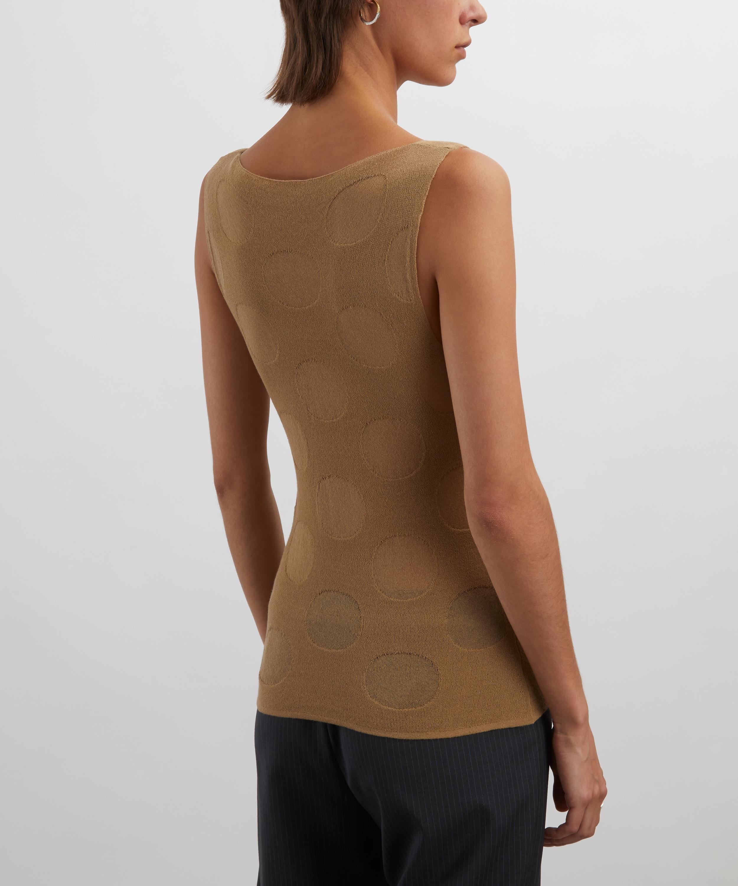 Rory Cotton Jacquard Dotted Top - 4