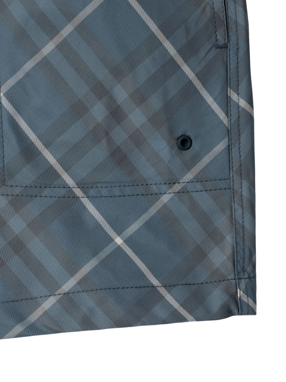 checked swim shorts - 2