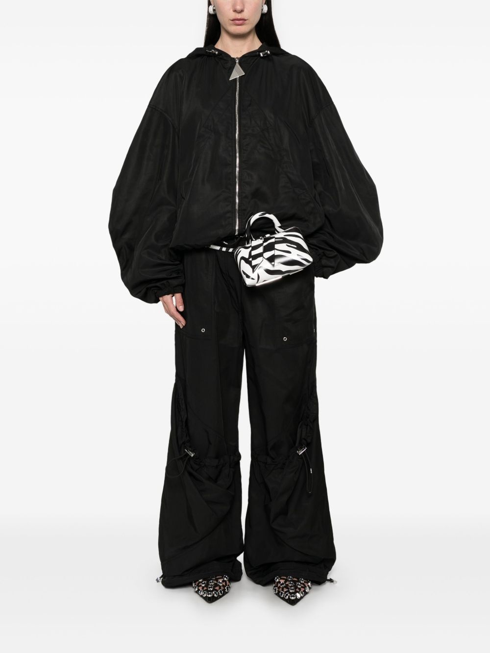 hooded bomber jacket - 2
