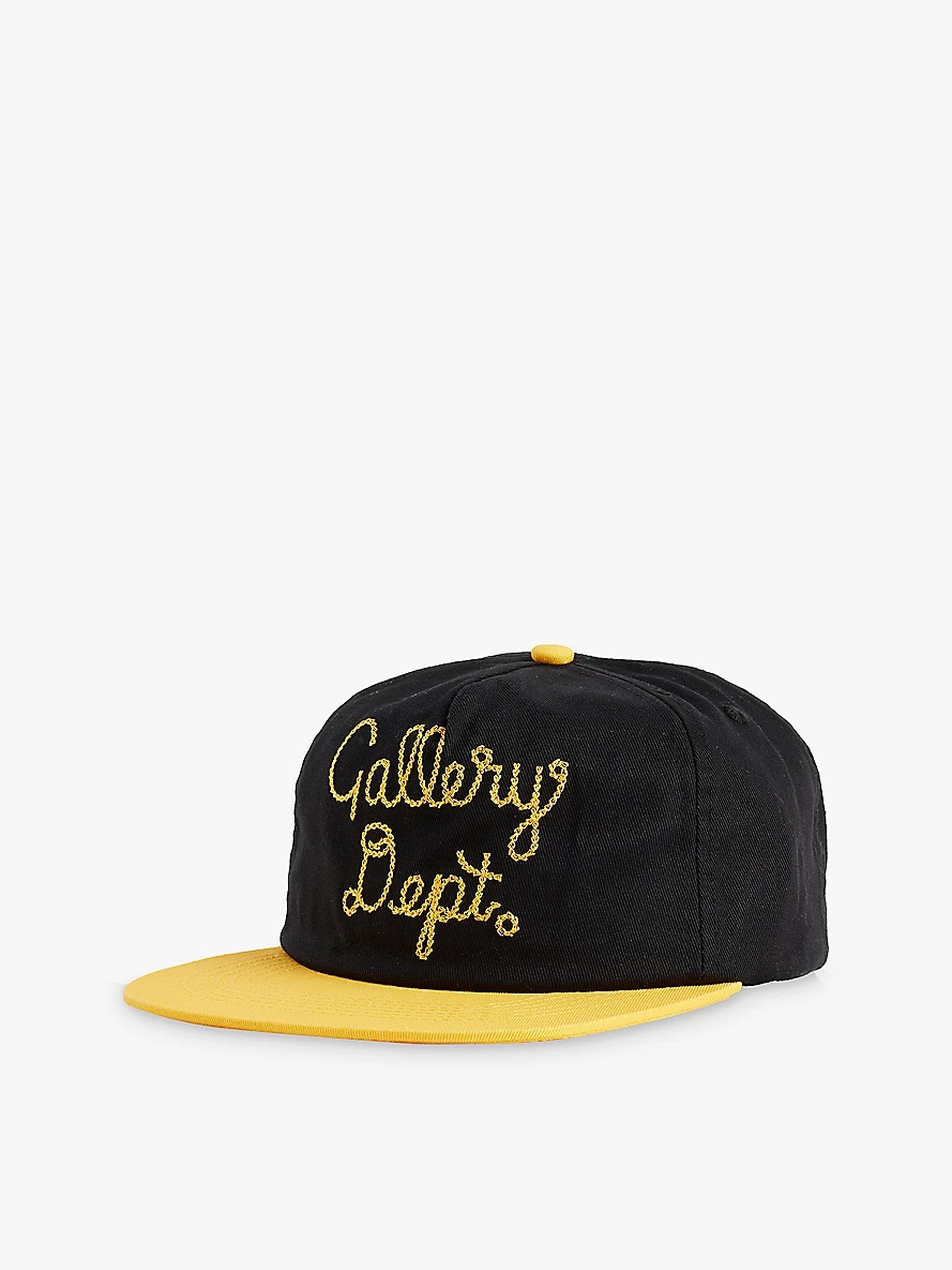 Collector brand-embroidered cotton cap - 1