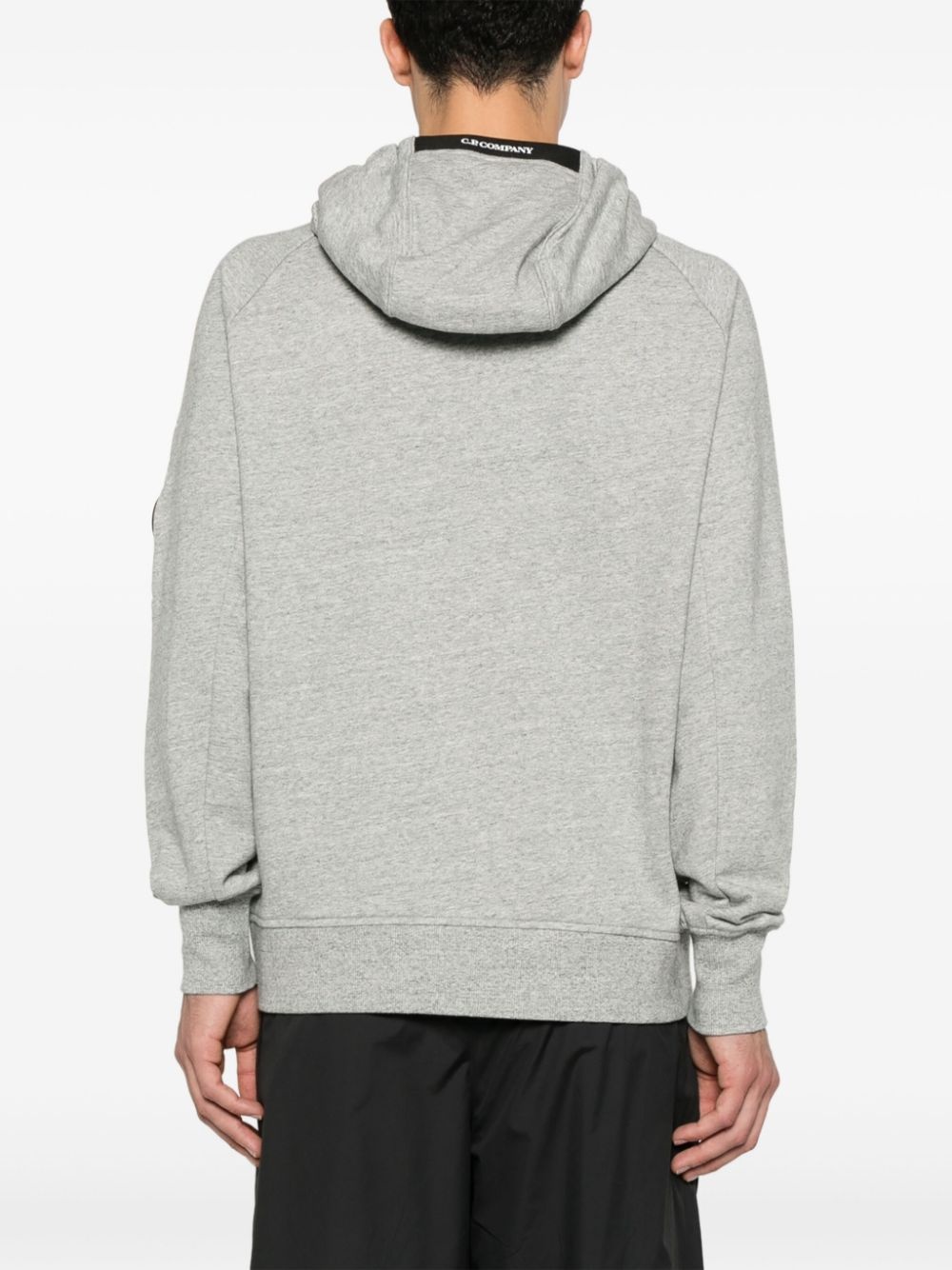 fleece-jersey zip-up hoodie - 4