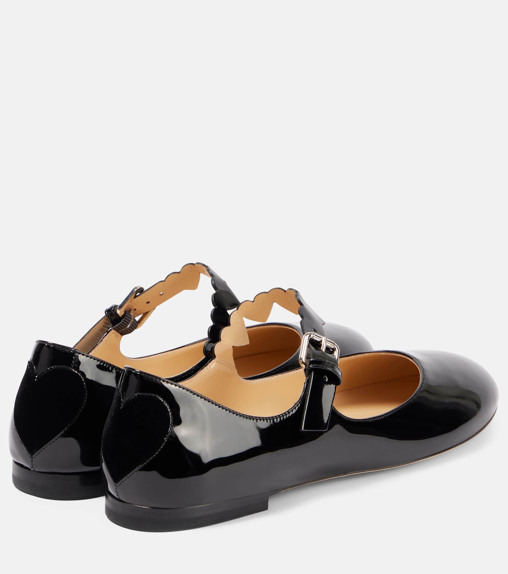 Special Heart patent leather ballet flats - 2