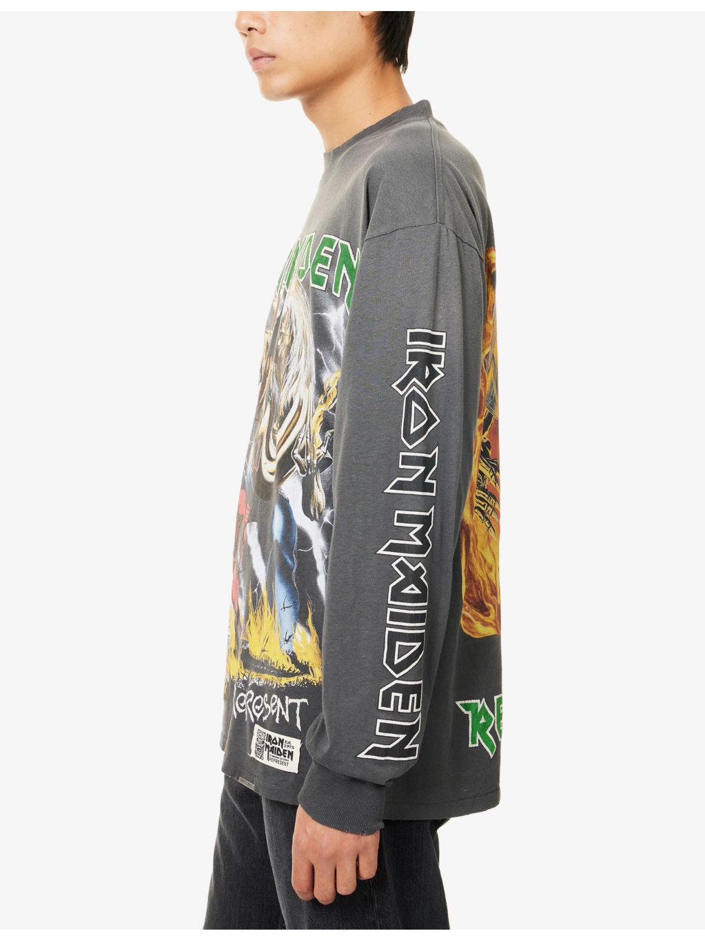 Represent x Iron Maiden Relaxed-Fit Cotton T-Shirt - 5