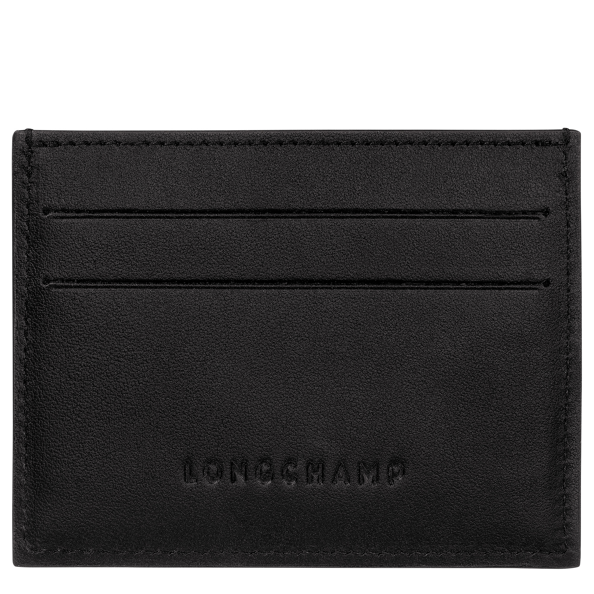 Le Roseau Card holder Black - Leather - 2