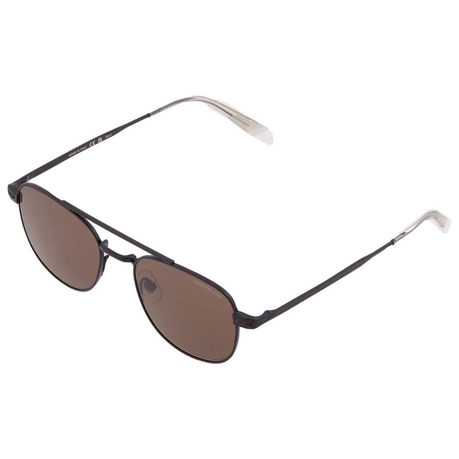 Montblanc Brown Pilot Men's Sunglasses MB0363S 003 51 - 3