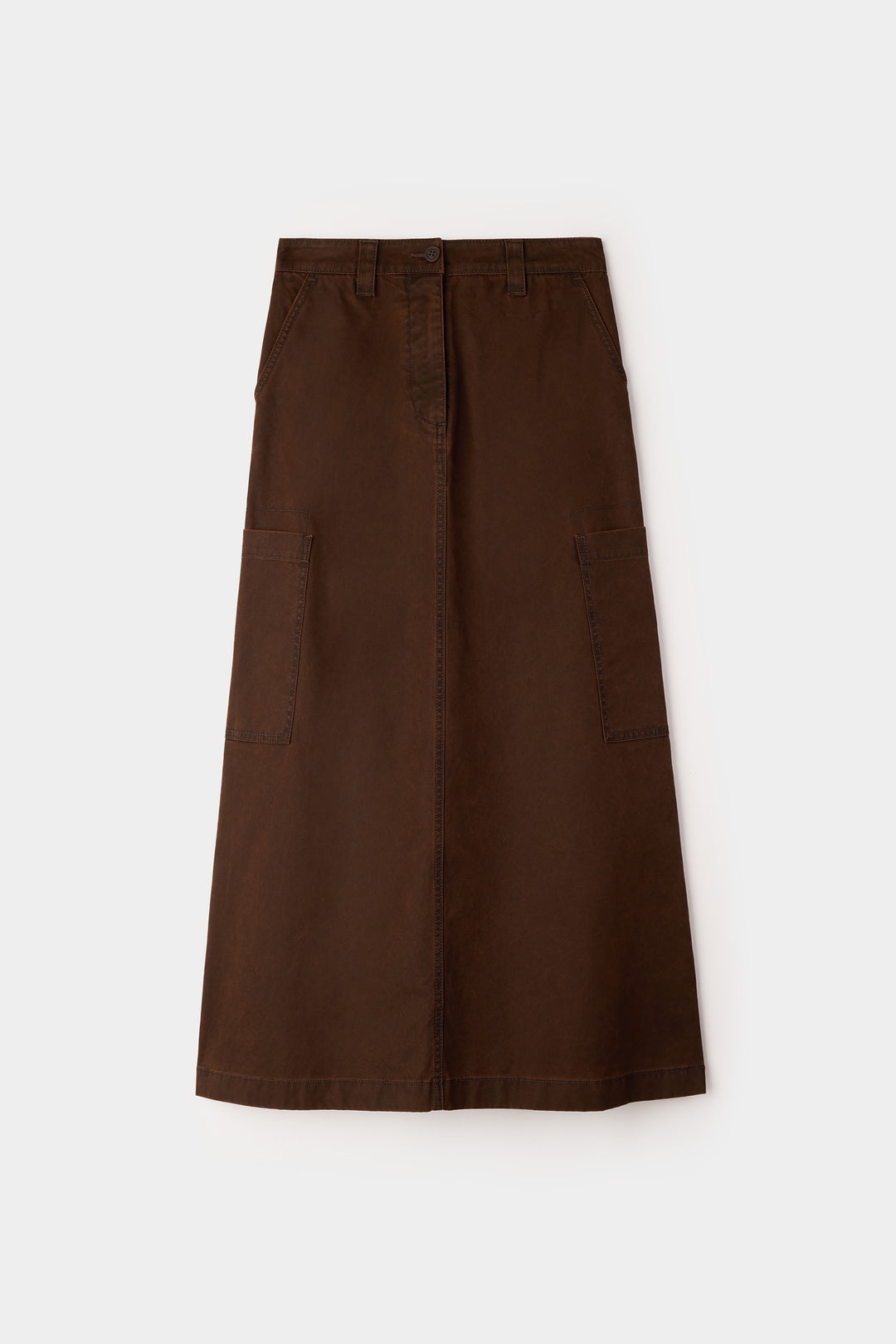 CARGO SKIRT / brown - 2