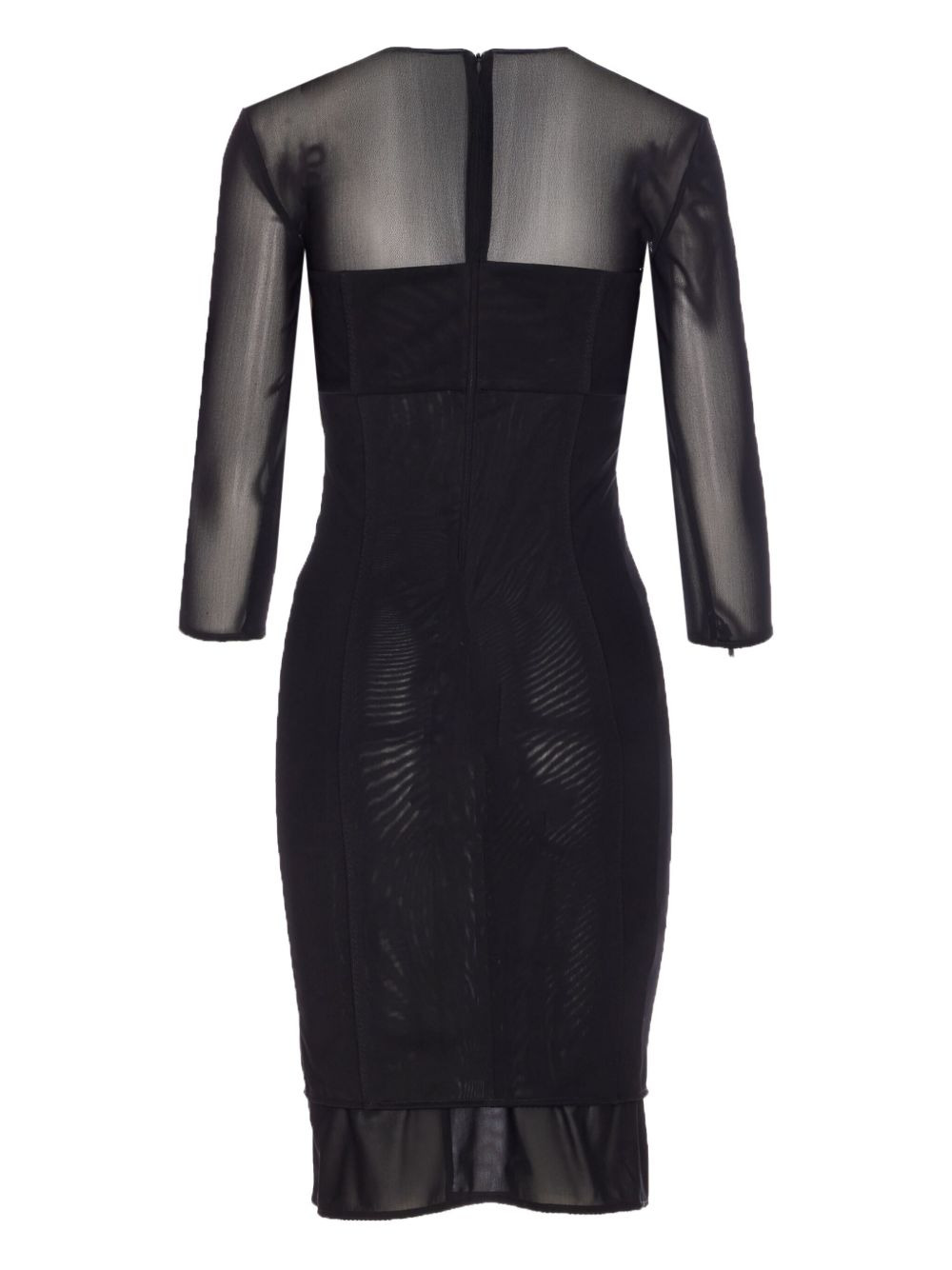 crew-neck midi dress - 2