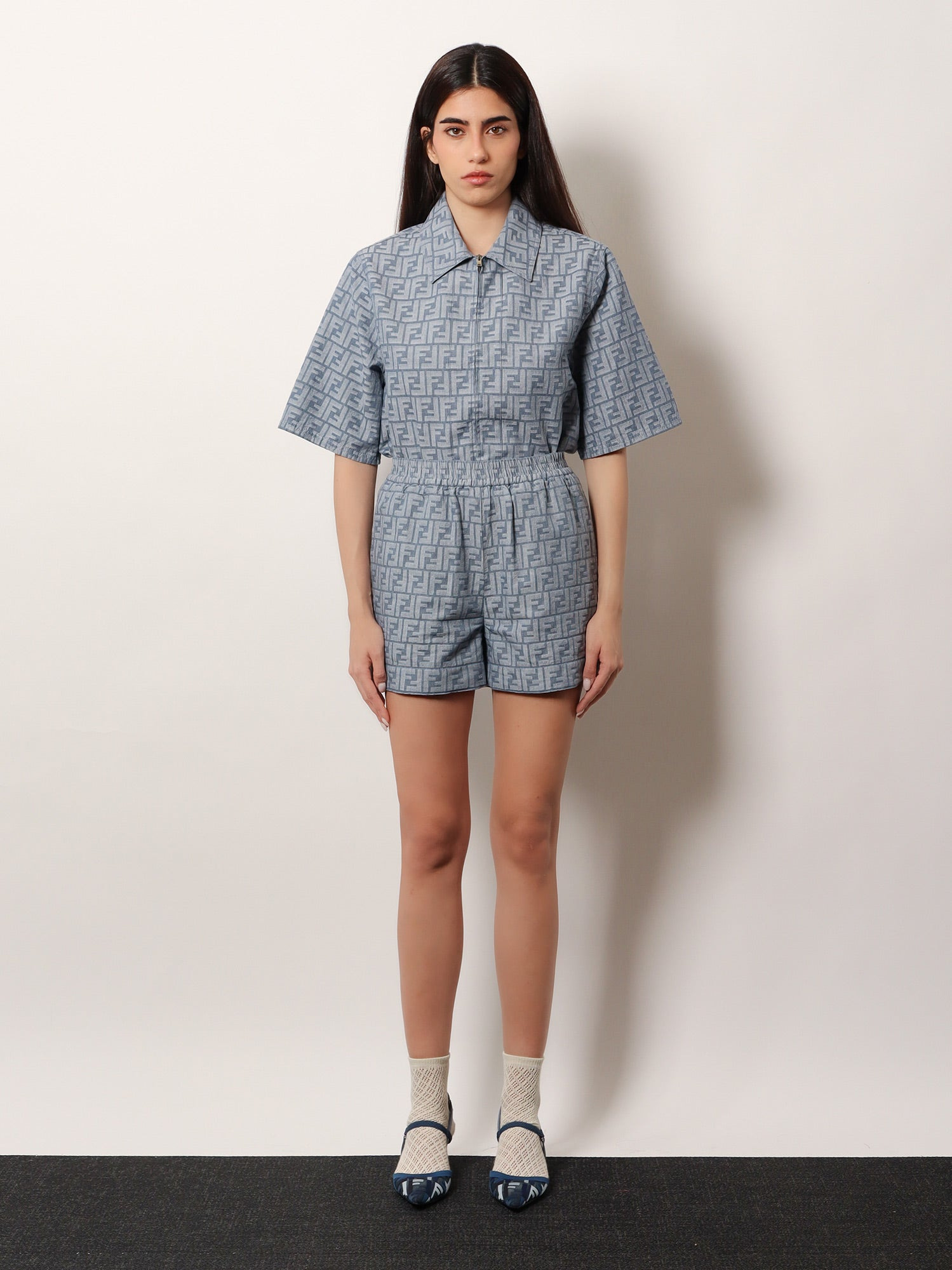 FF COTTON AND LINEN SHORTS - 3