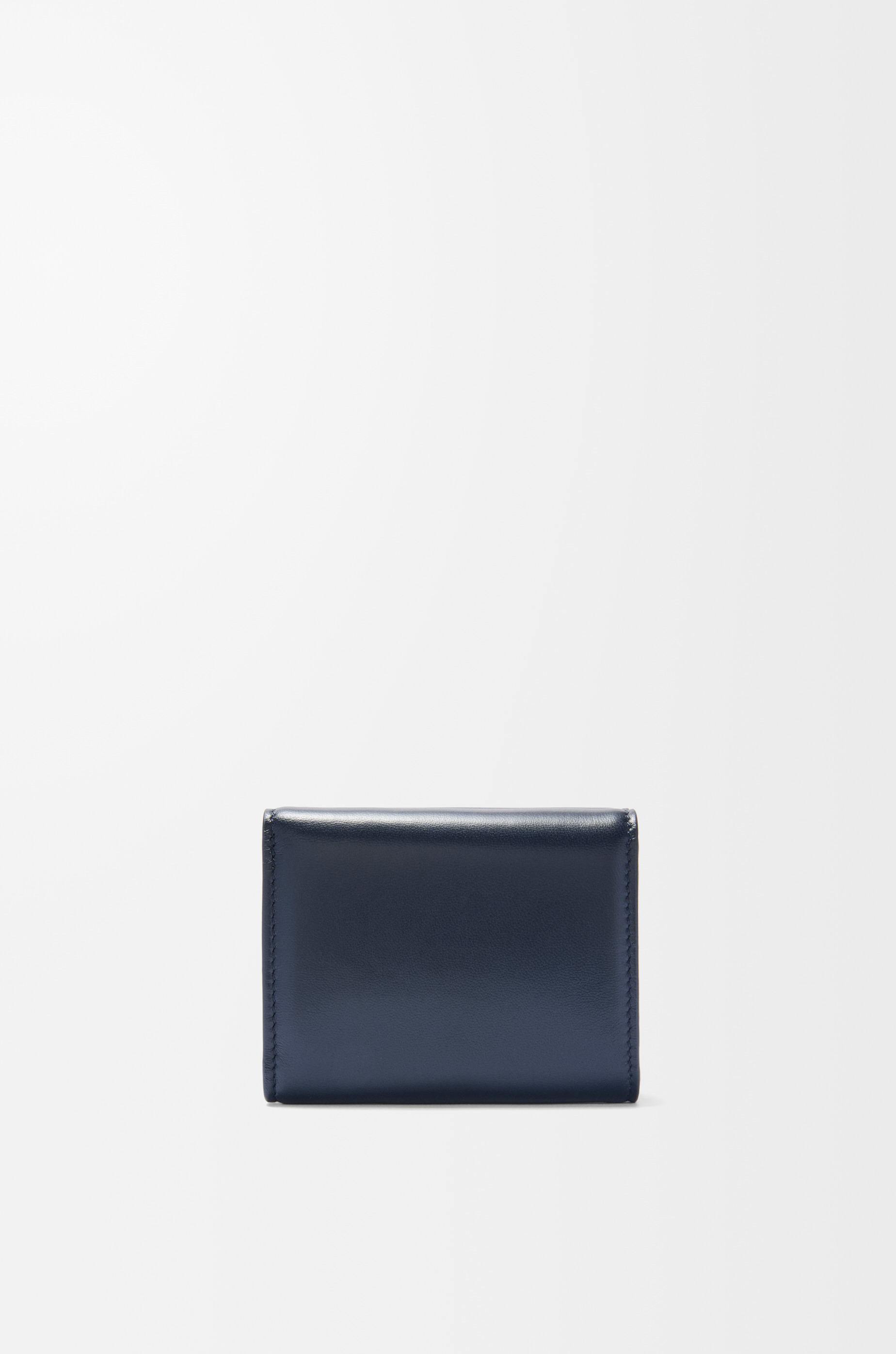 Puffer Anagram trifold wallet in shiny nappa calfskin - 5