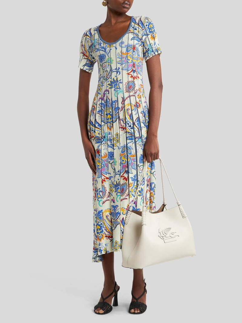 Etro RIBBED DRESS WITH PRINT outlook