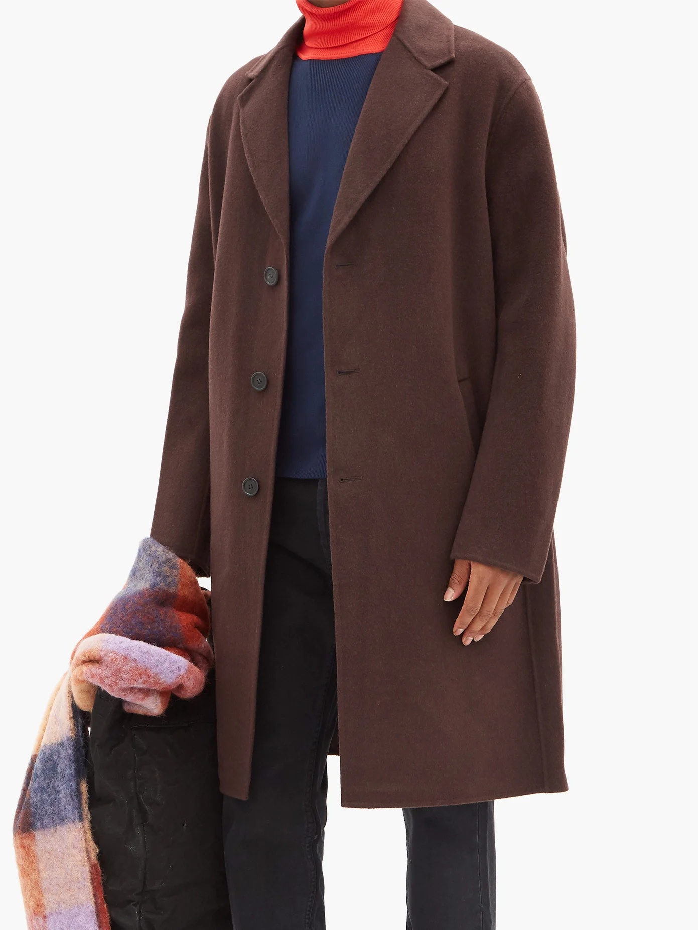 Dali brushed wool overcoat - 6