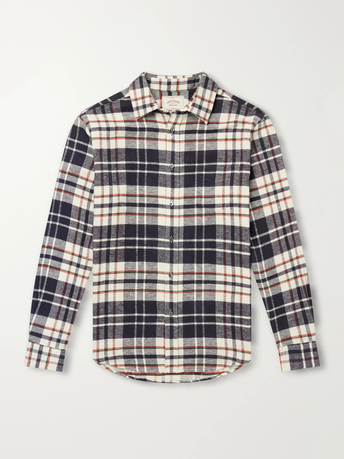 Hillside Checked Cotton-Flannel Shirt - 1