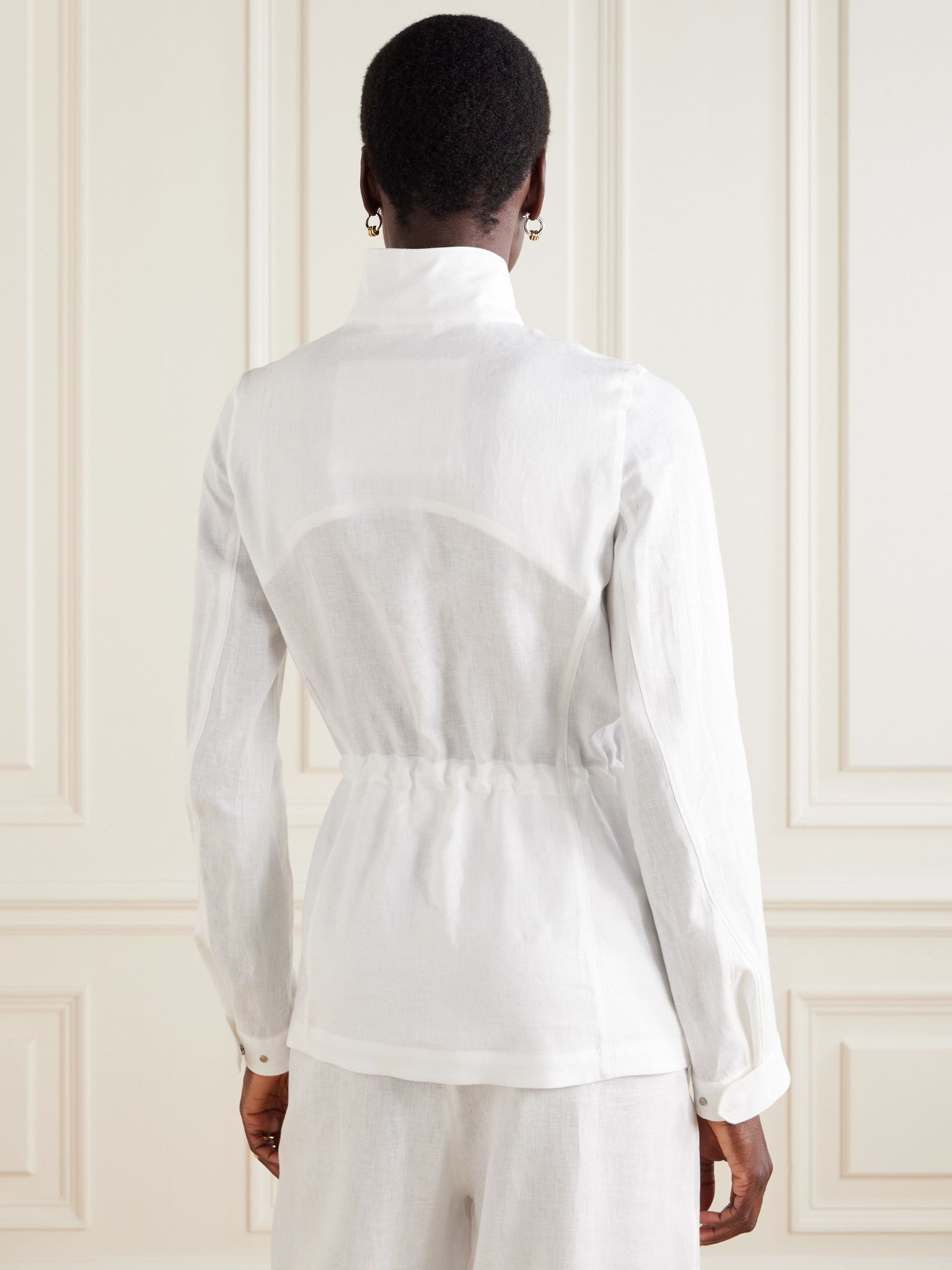 Traveller linen jacket White - 3