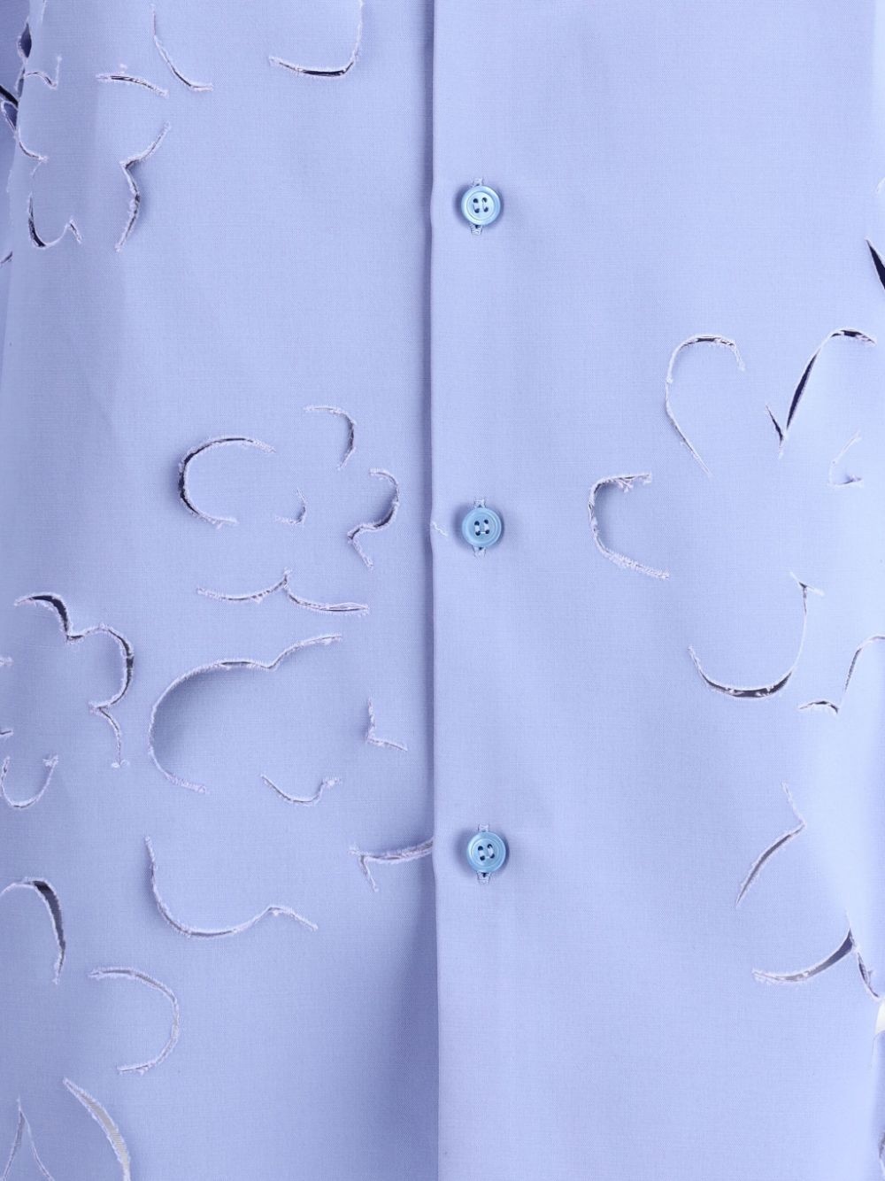 cut-out flower shirt - 3