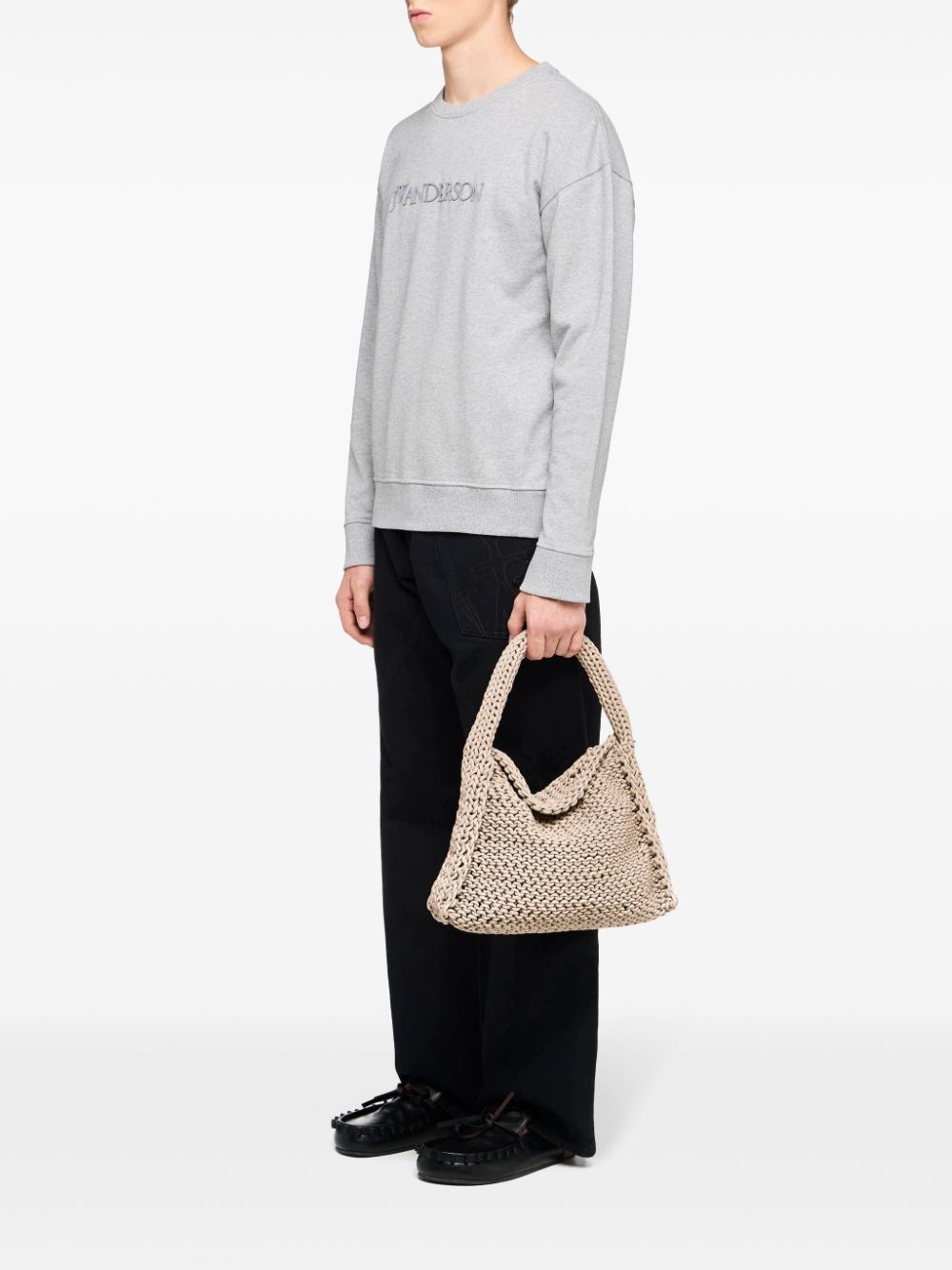 logo-embroidered sweatshirt - 2