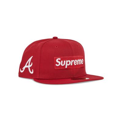 Supreme Supreme x MLB Teams Box Logo New Era 'Red - Atlanta' outlook