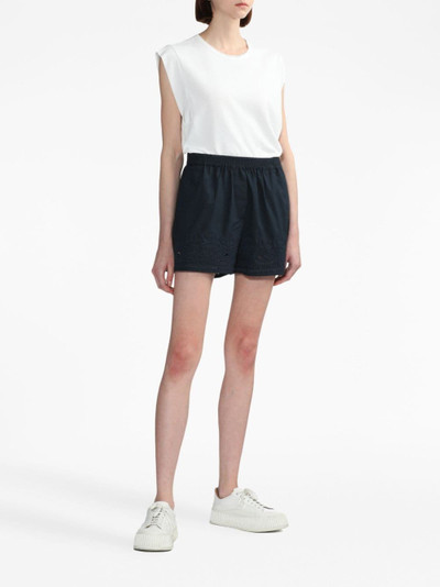 rag & bone broderie anglaise cotton shorts outlook