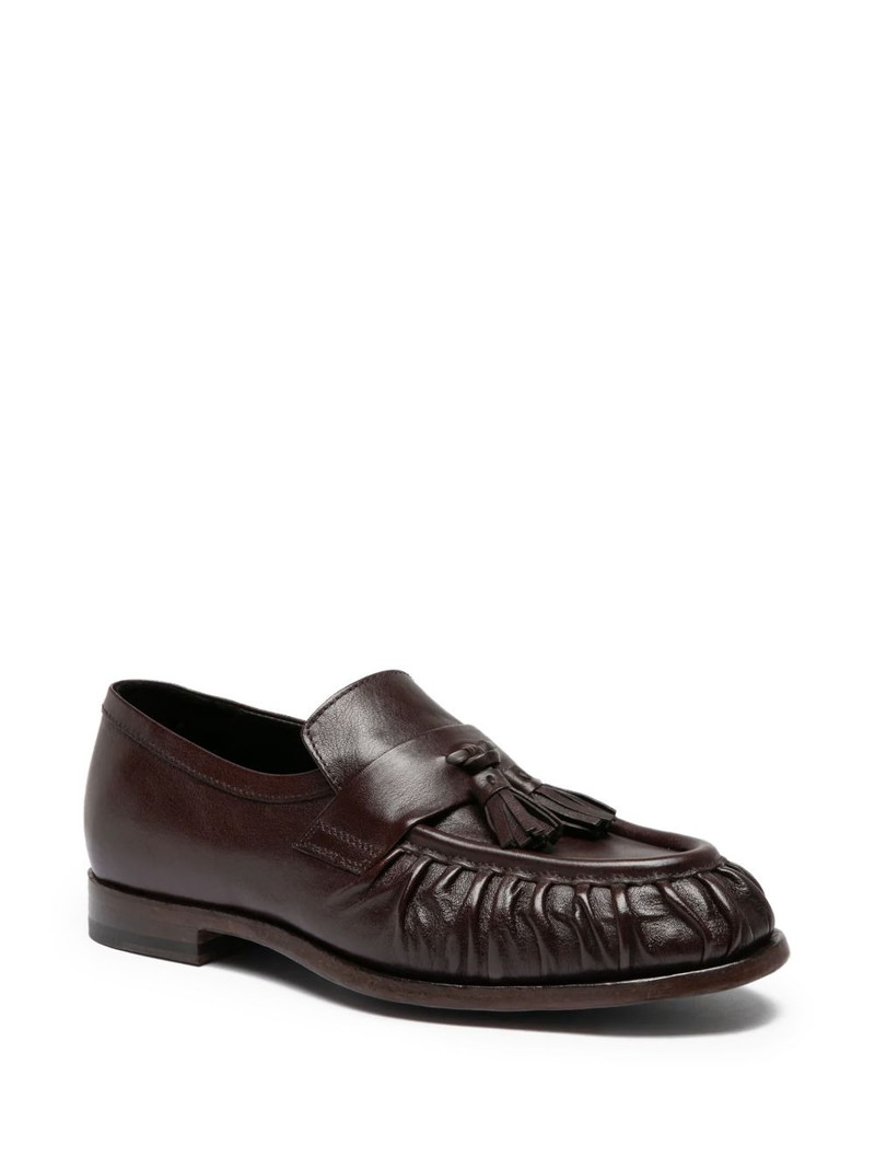 OFFICINE CREATIVE Solitude 108 leather loafers outlook