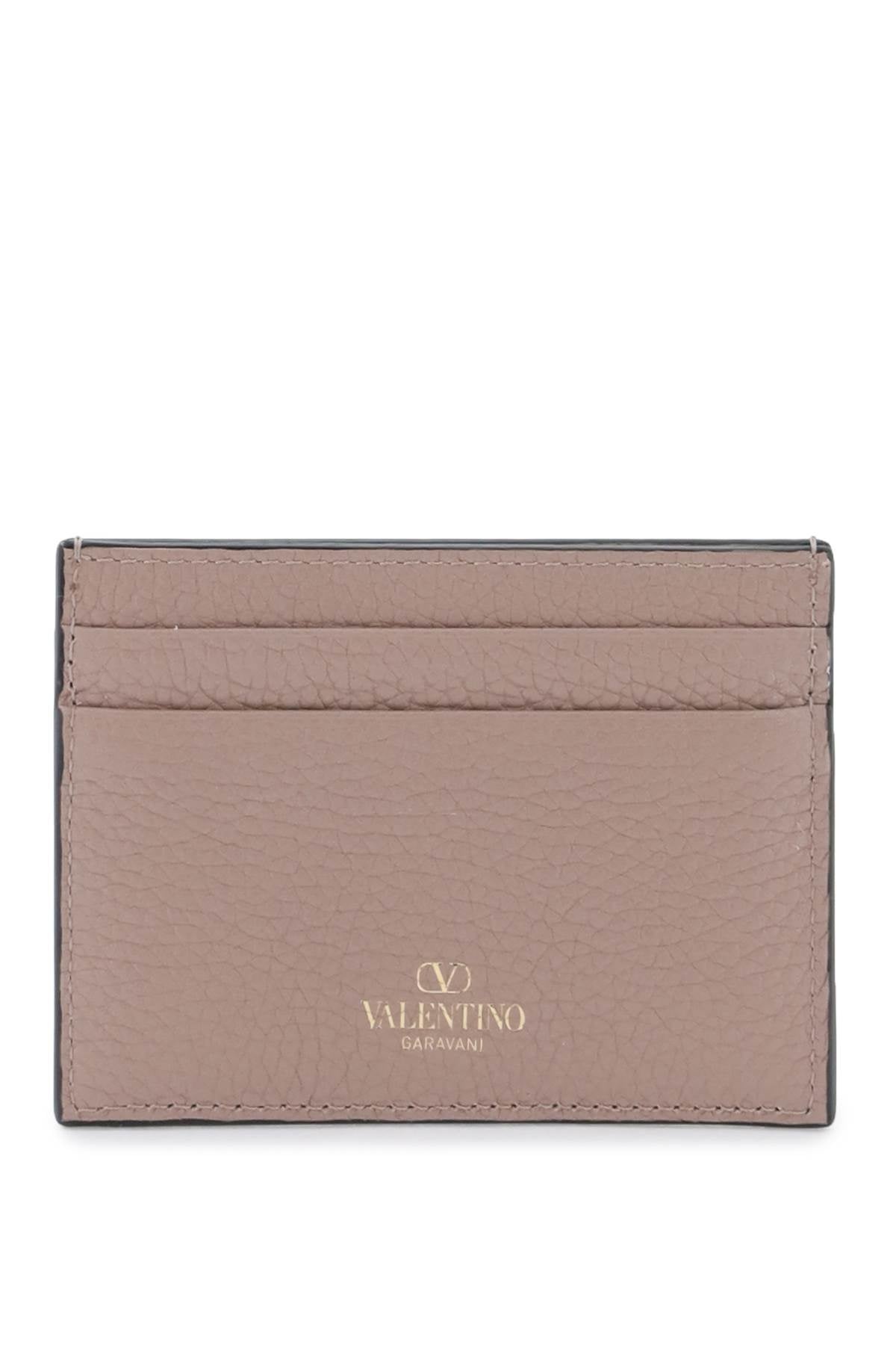 Valentino Garavani Rockstud Leather Card Holder Women - 3