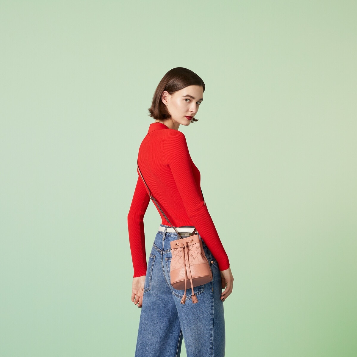 Ophidia GG mini bucket bag - 4