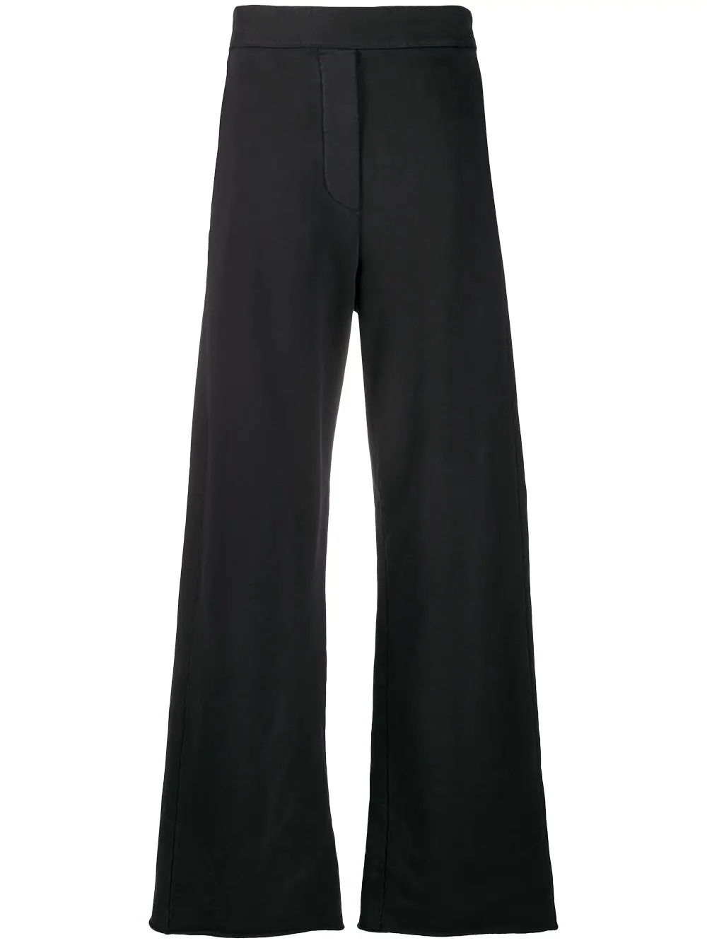 wide-leg cotton track pants - 1