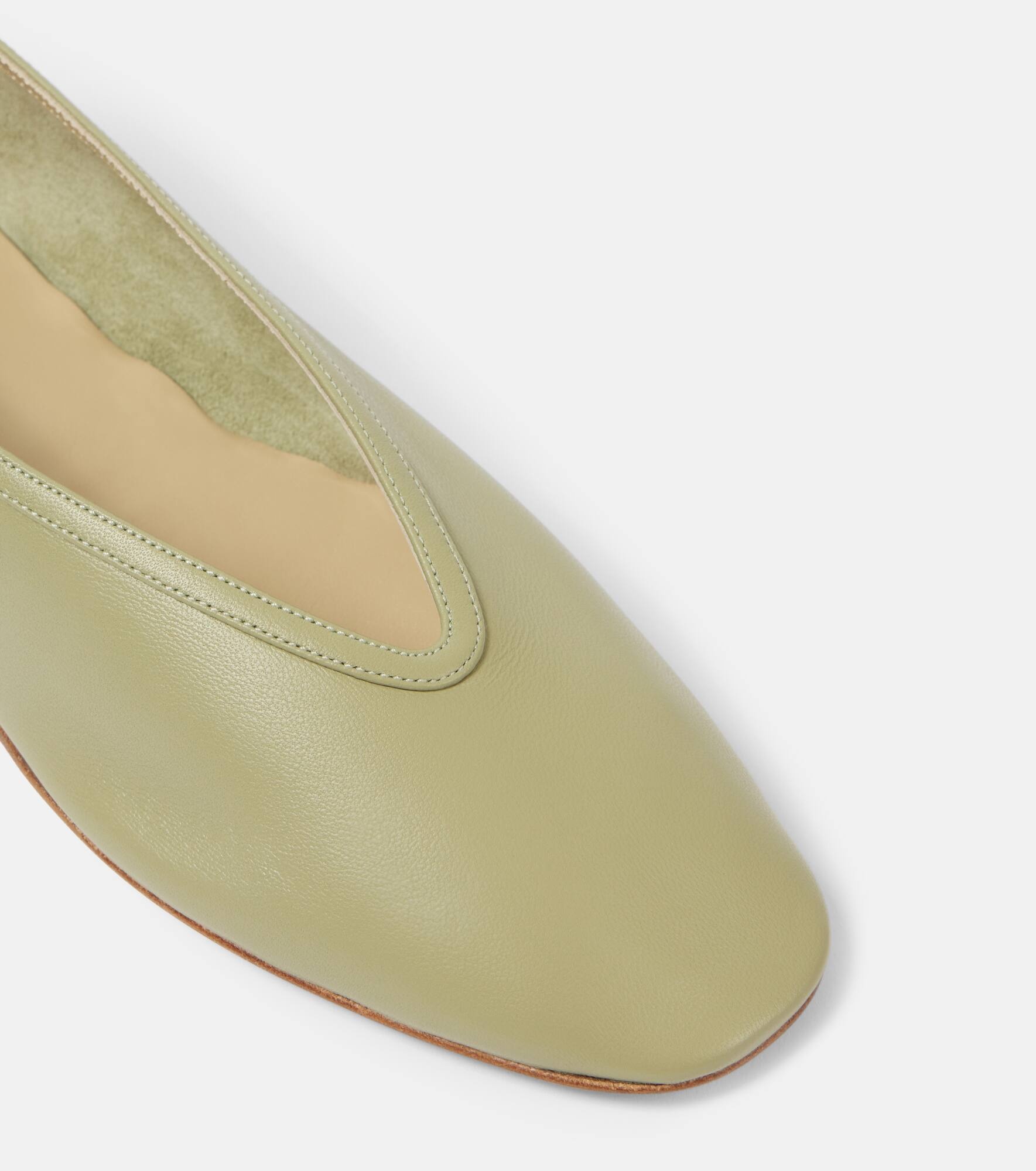 Luna leather ballet flats - 5