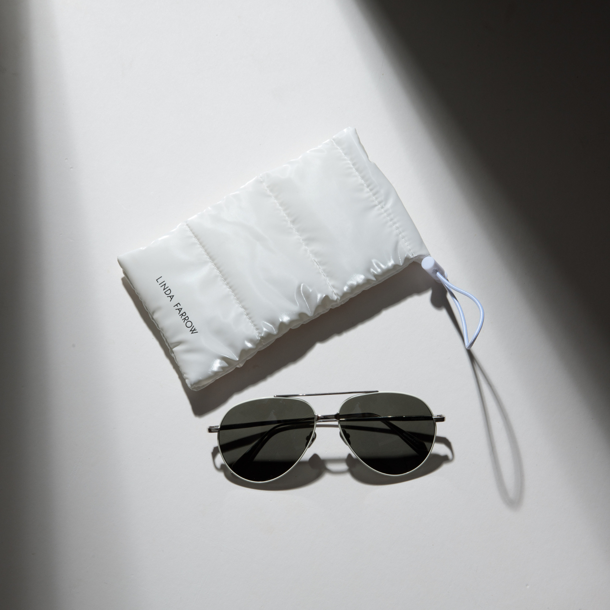 MEN'S MARCELO AVIATOR SUNGLASSES IN WHITE - 13