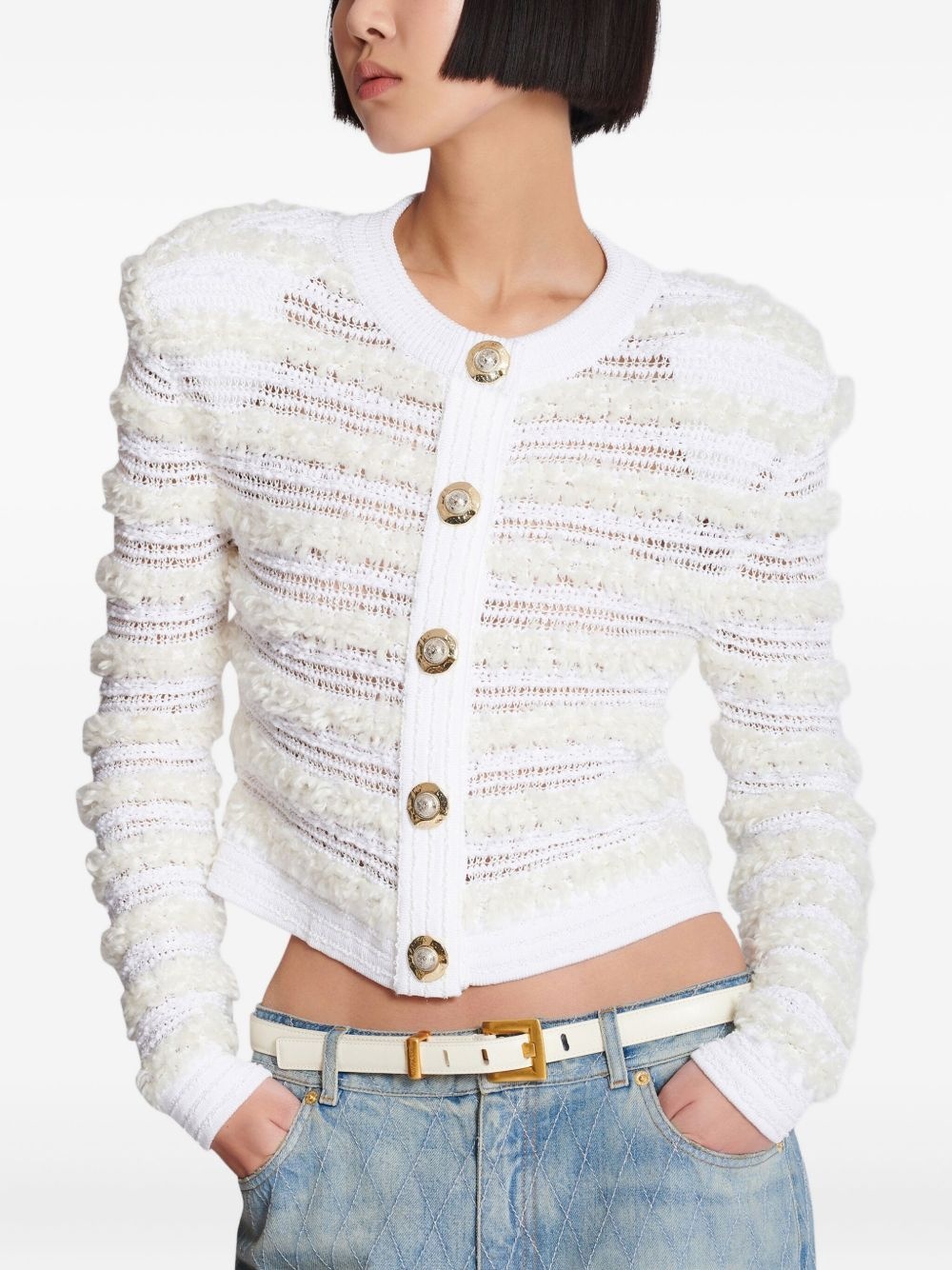 tweed cardigan - 6