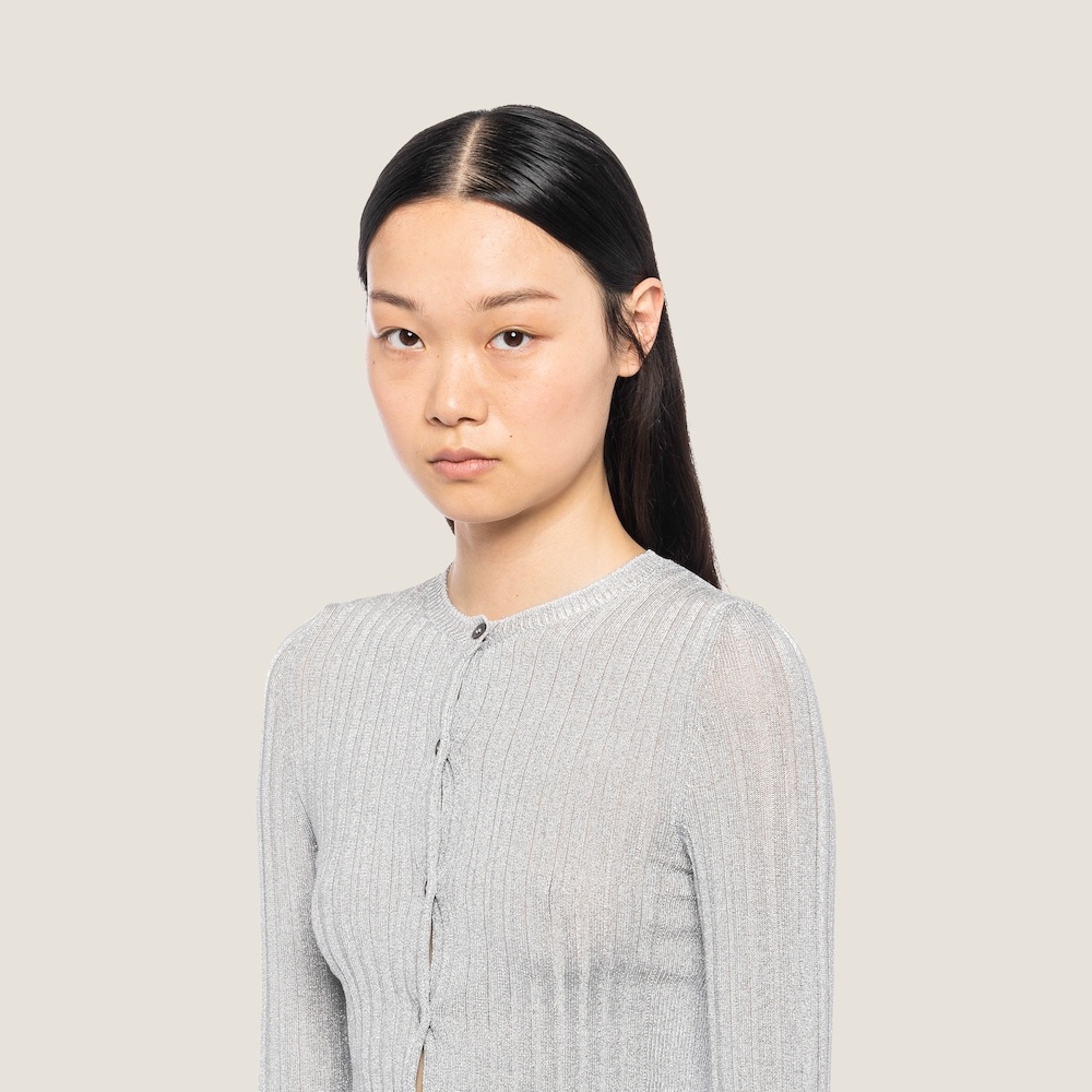 Lamé cardigan - 3