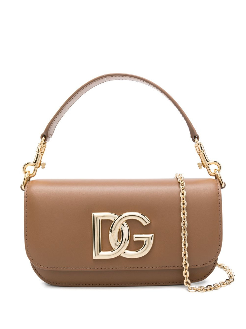 logo-plaque leather cross body bag 1